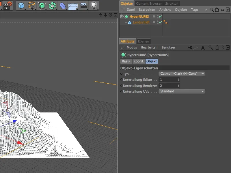 New in Release 13 - Snow in the mountains with the terrain mask shader