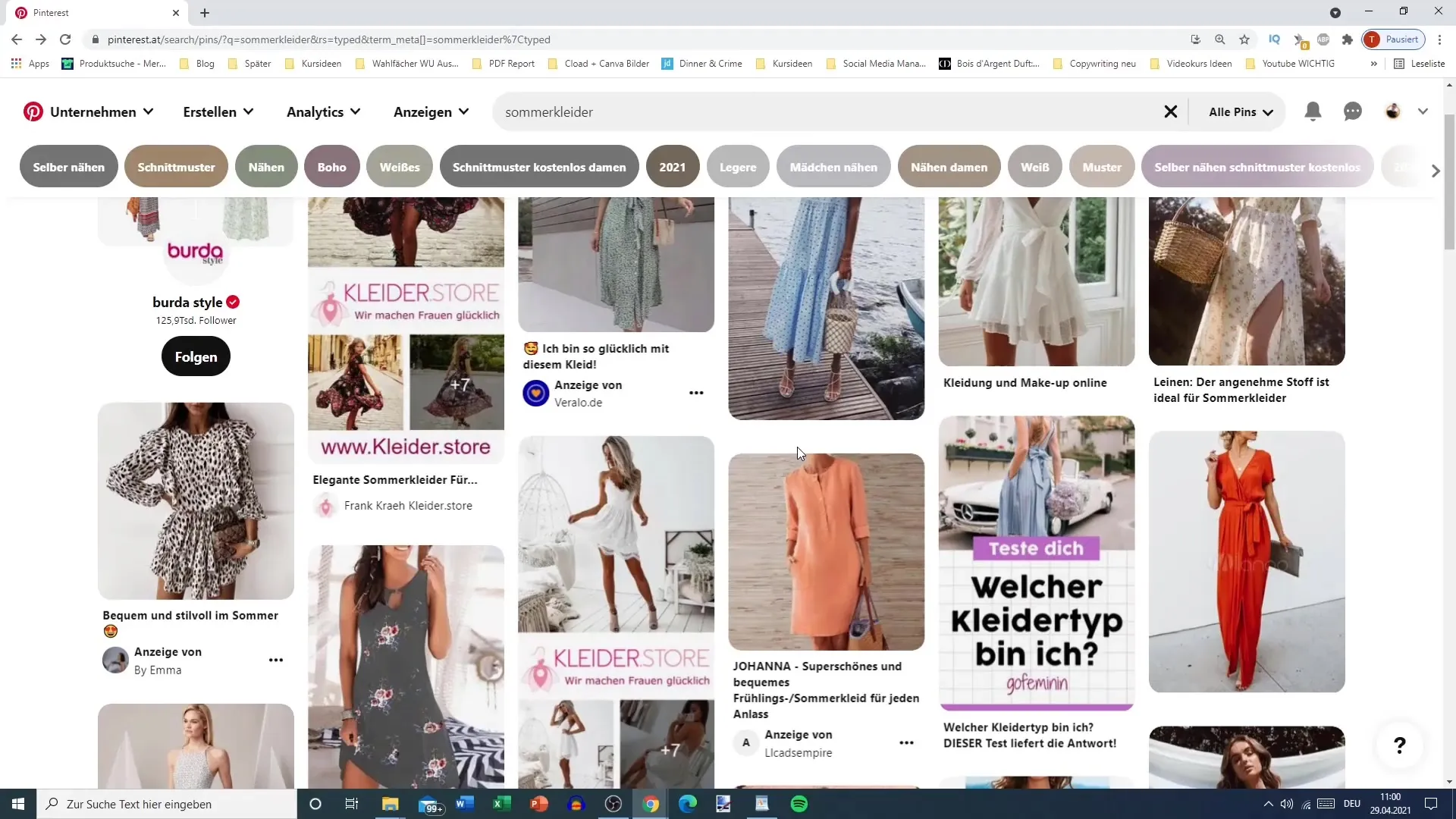Analýza trhu pro Pinterest: Optimalizace designu