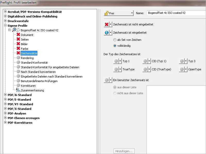 Eigene Preflight-Profile in Acrobat definieren