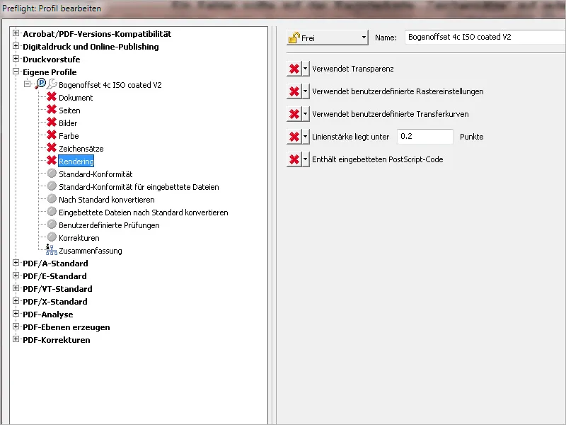 Eigene Preflight-Profile in Acrobat definieren