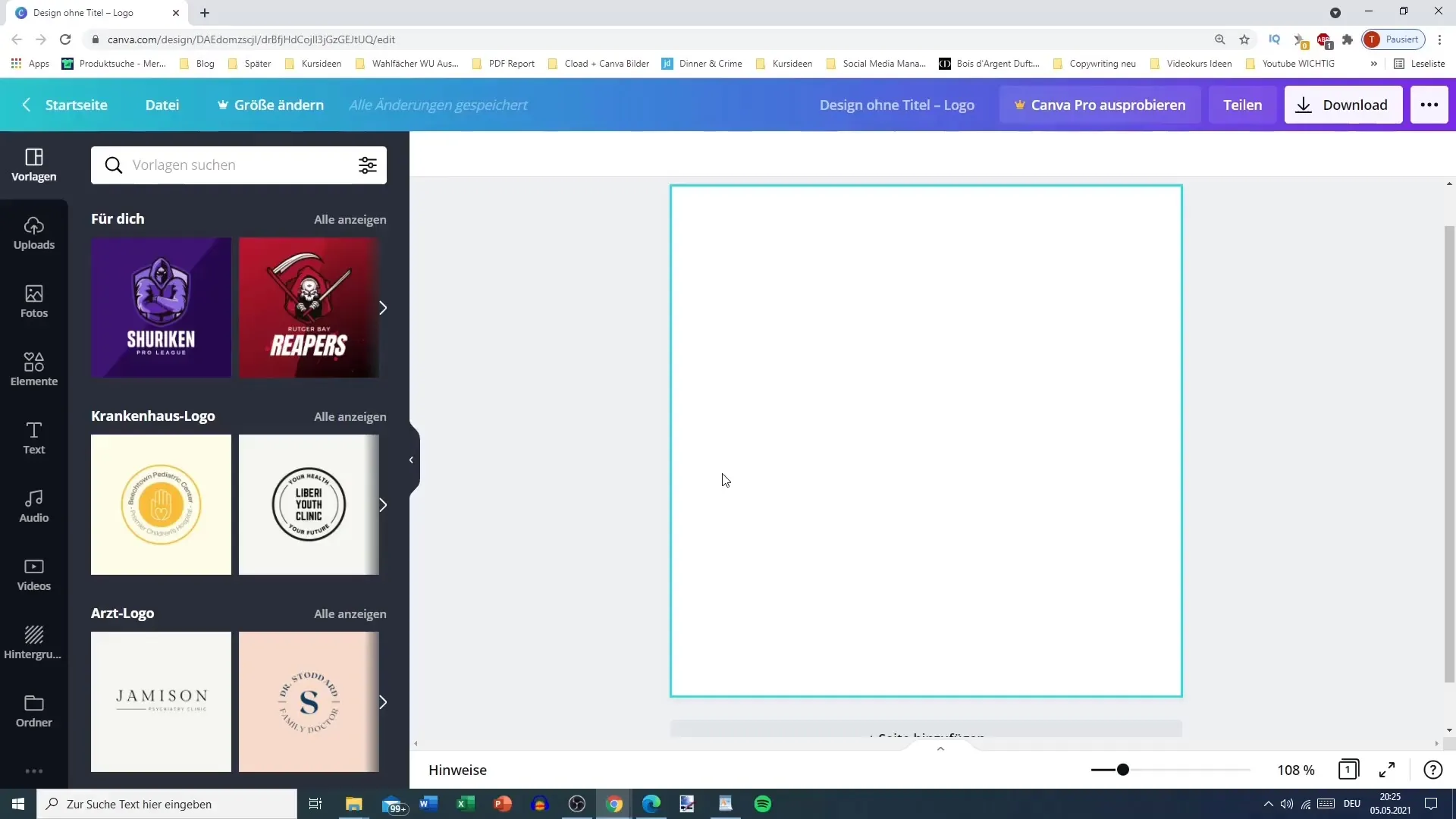 Canva prvky pro efektivní marketing na Pinterestu