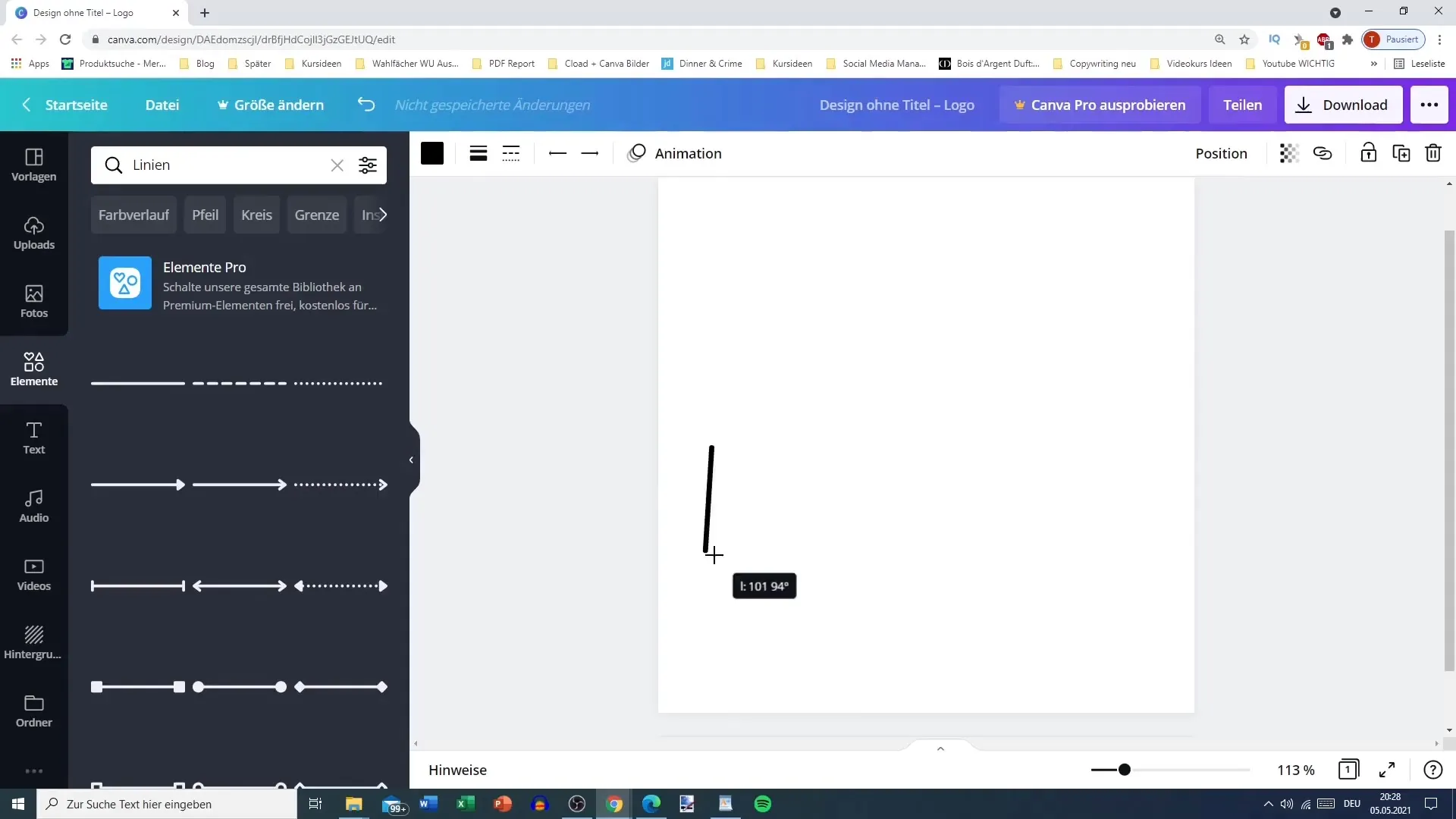 Canva prvky pro efektivní marketing na Pinterestu