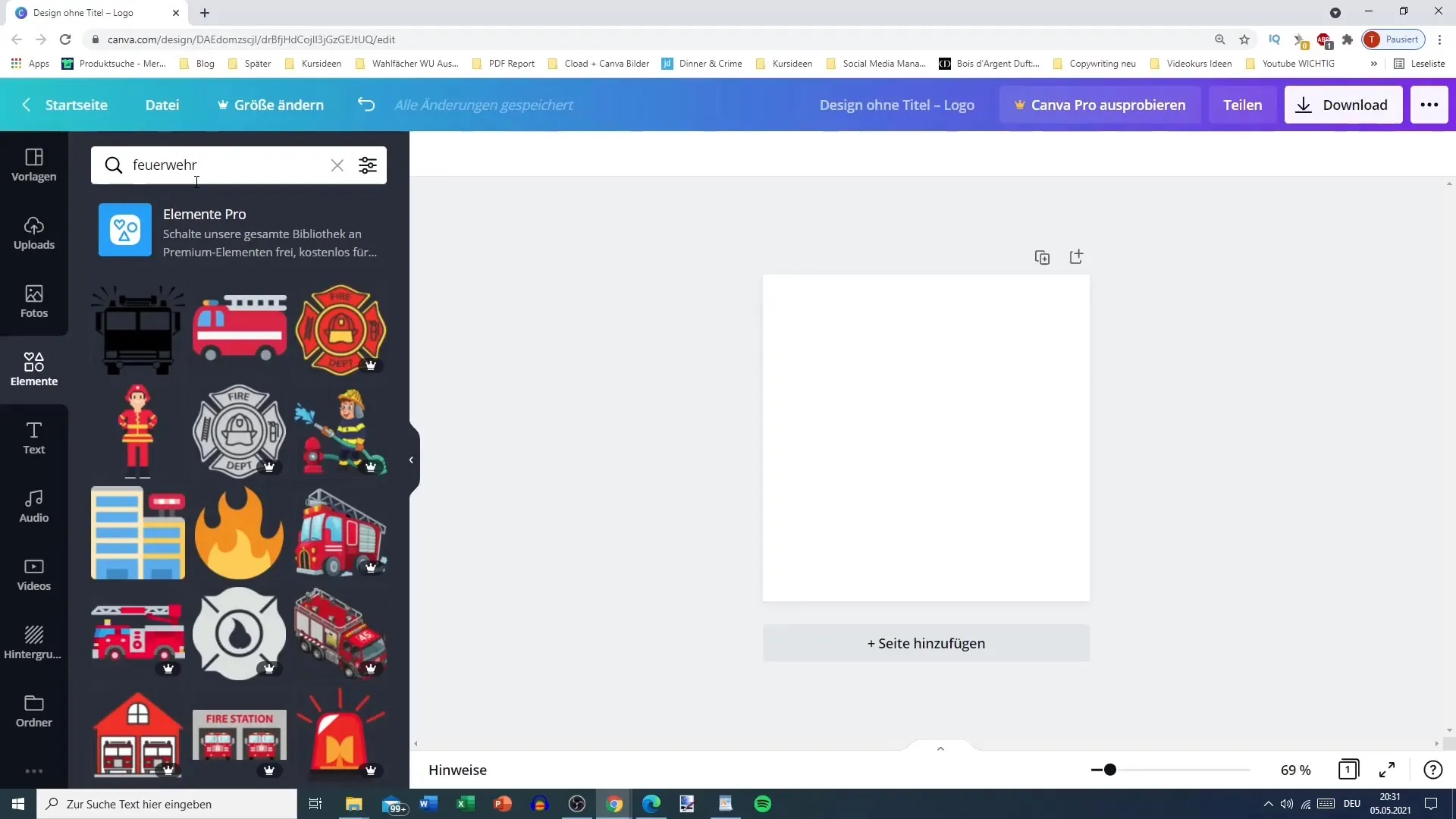 Canva prvky pro efektivní marketing na Pinterestu