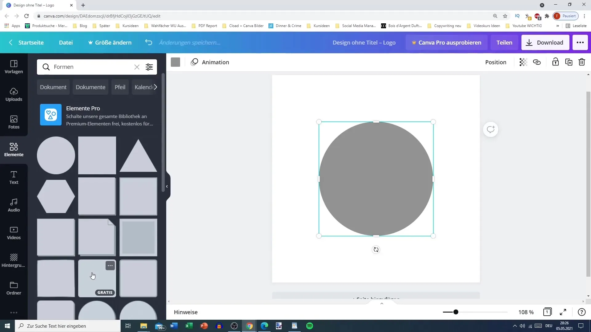 Canva prvky pro efektivní marketing na Pinterestu