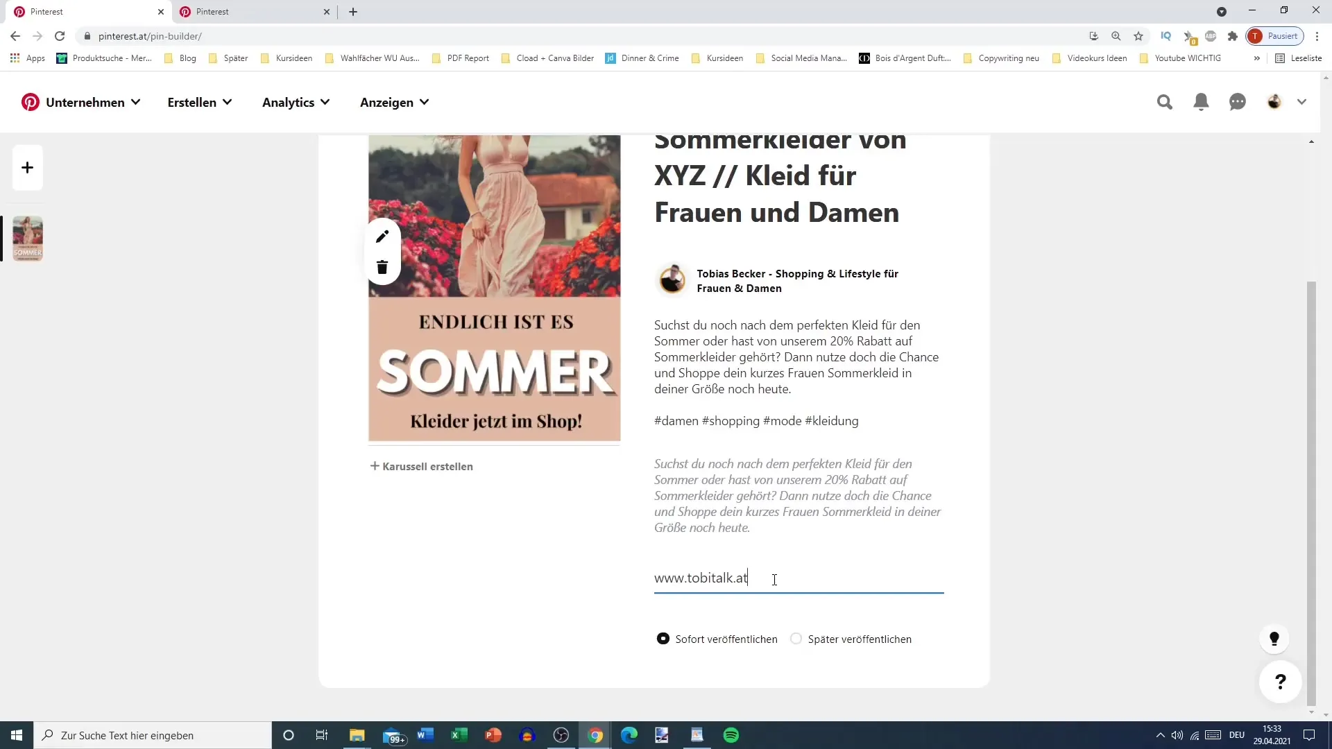 Úspěšně nahrávání pinů: Postupný návod pro Pinterest