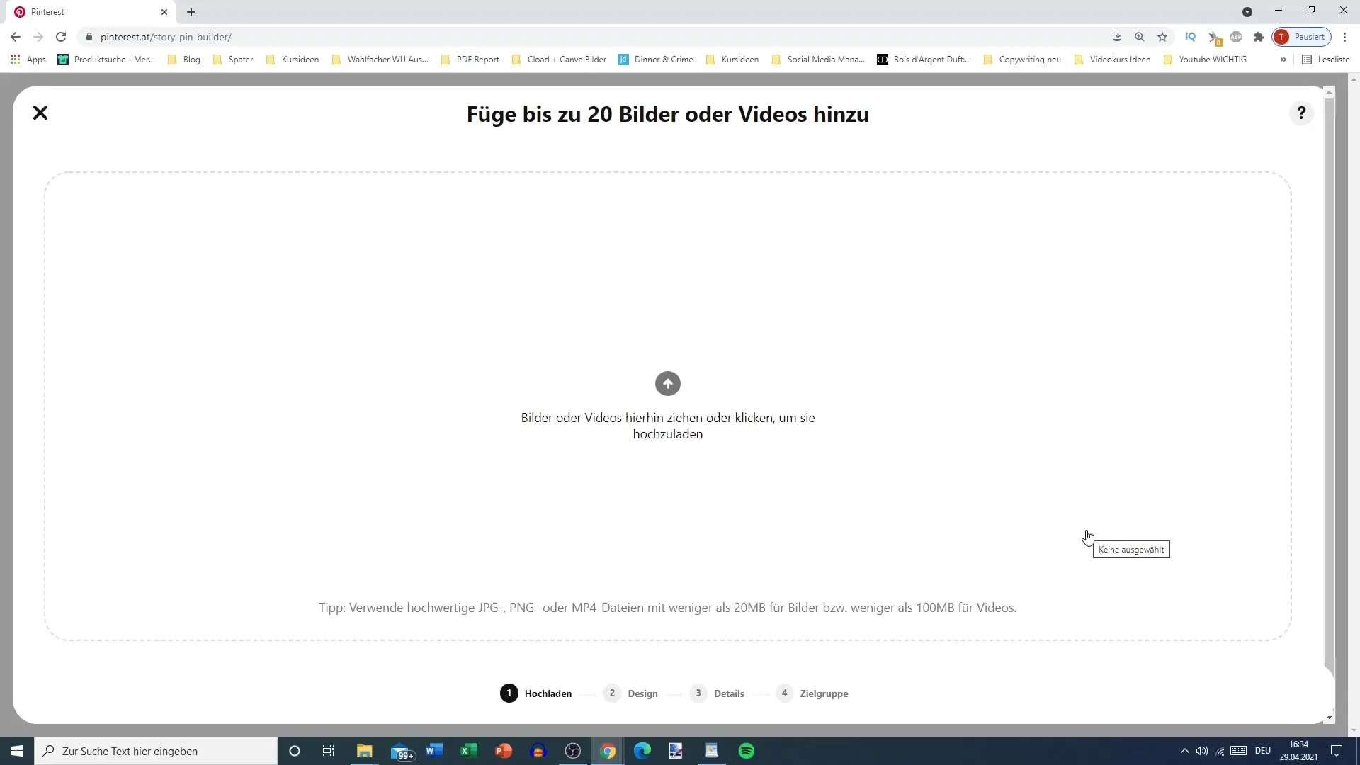Vytvoření příběhu na Pinterestu - krok za krokem k úspěšnému využití