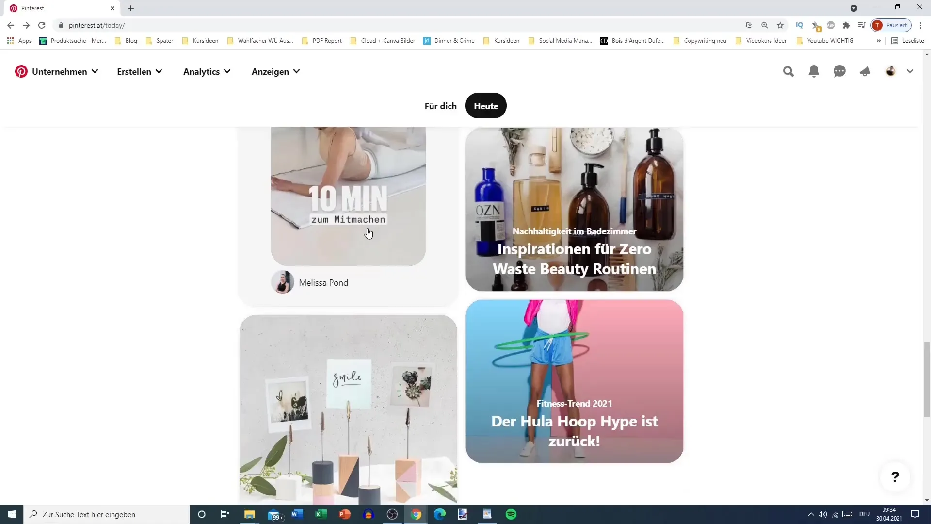 Pinterest-Marketing | Nejlepší tipy na záložce Dnes
