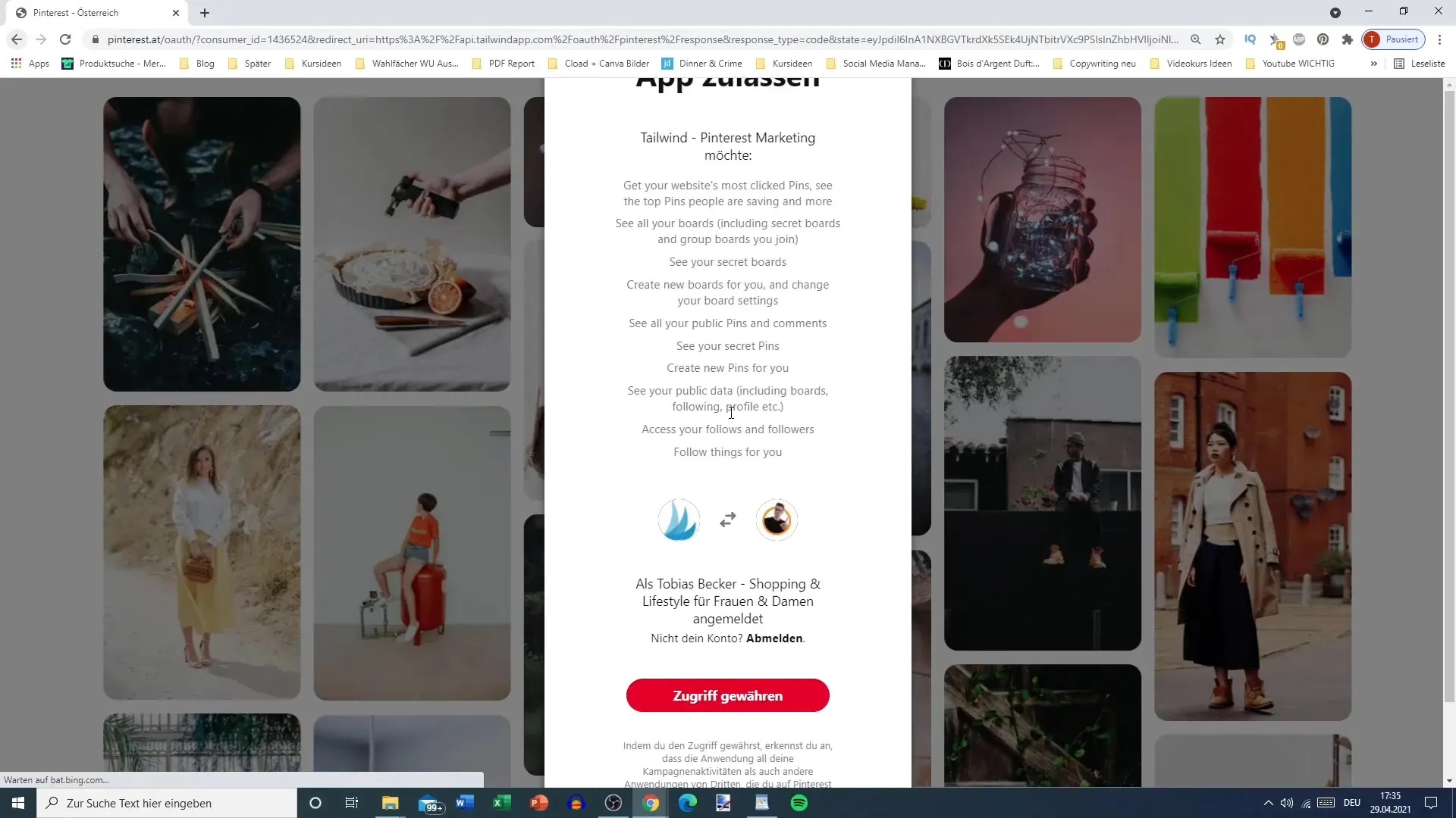 Vítr do plachet pro marketing na Pinterestu - krok za krokem návod
