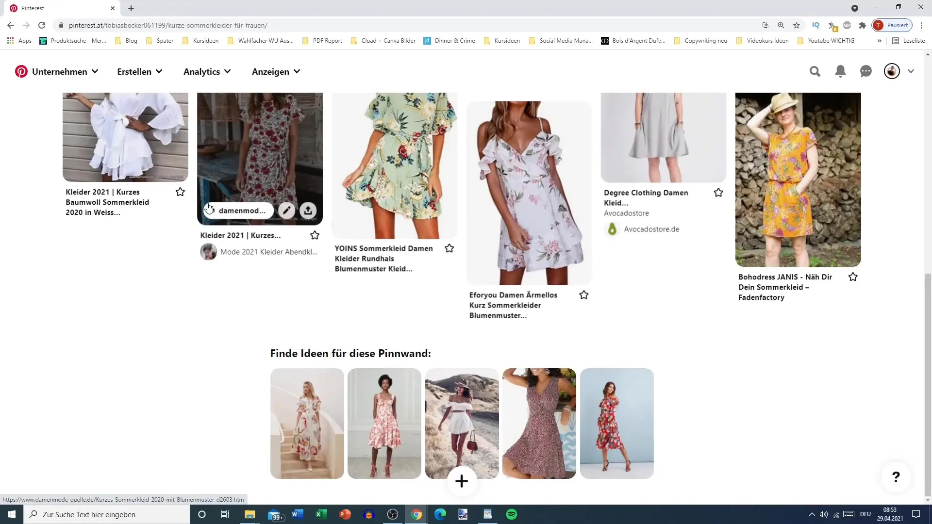 Vytvoření vaší první nástěnky na Pinterestu: Postup od kroku kroku