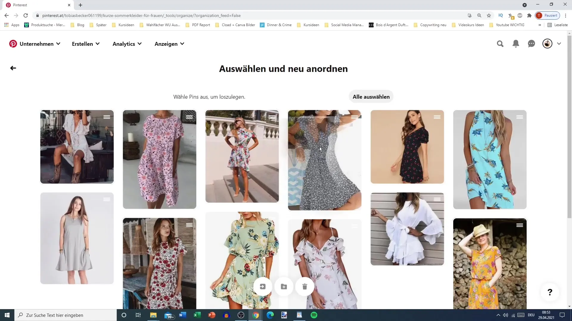 Vytvořit svou první nástěnku na Pinterestu: krok za krokem návod