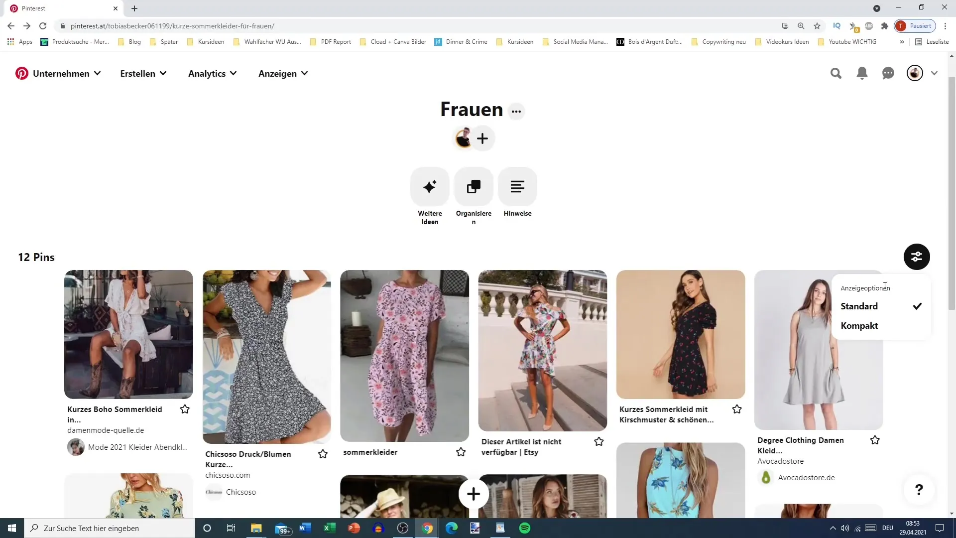 Vytvoření první nástěnky na Pinterestu: Návod krok za krokem