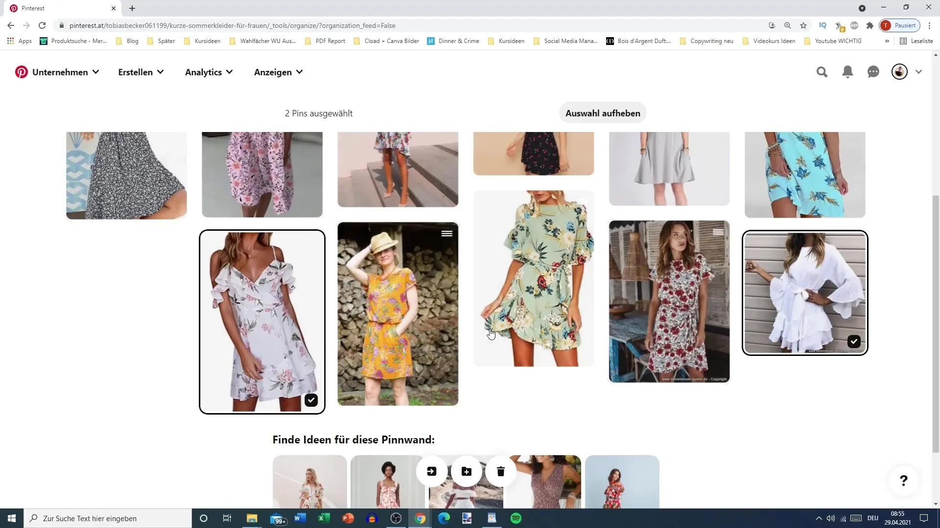 Vytvoření první nástěnky na Pinterestu: Postup od bodu k bodu