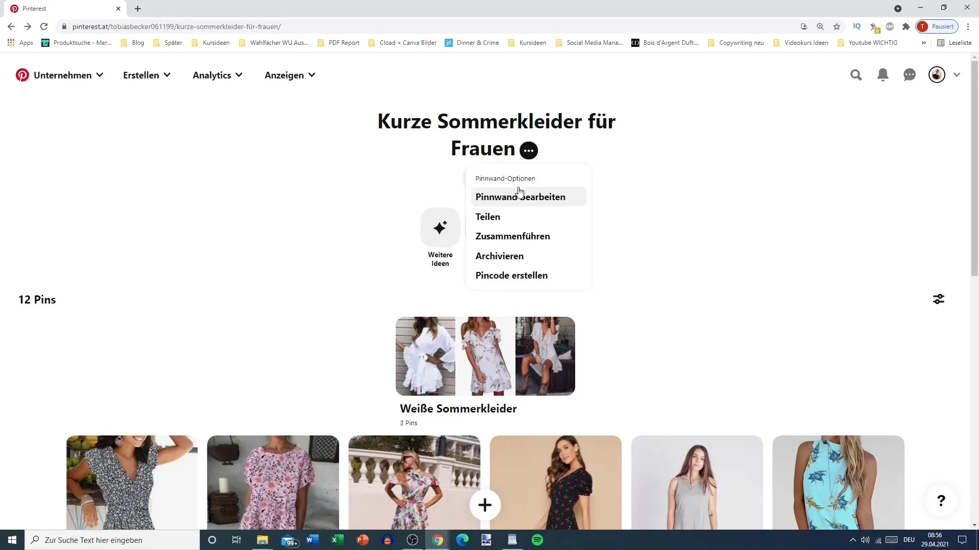 Vytvoření první nástěnky na Pinterestu: Průvodce krok za krokem
