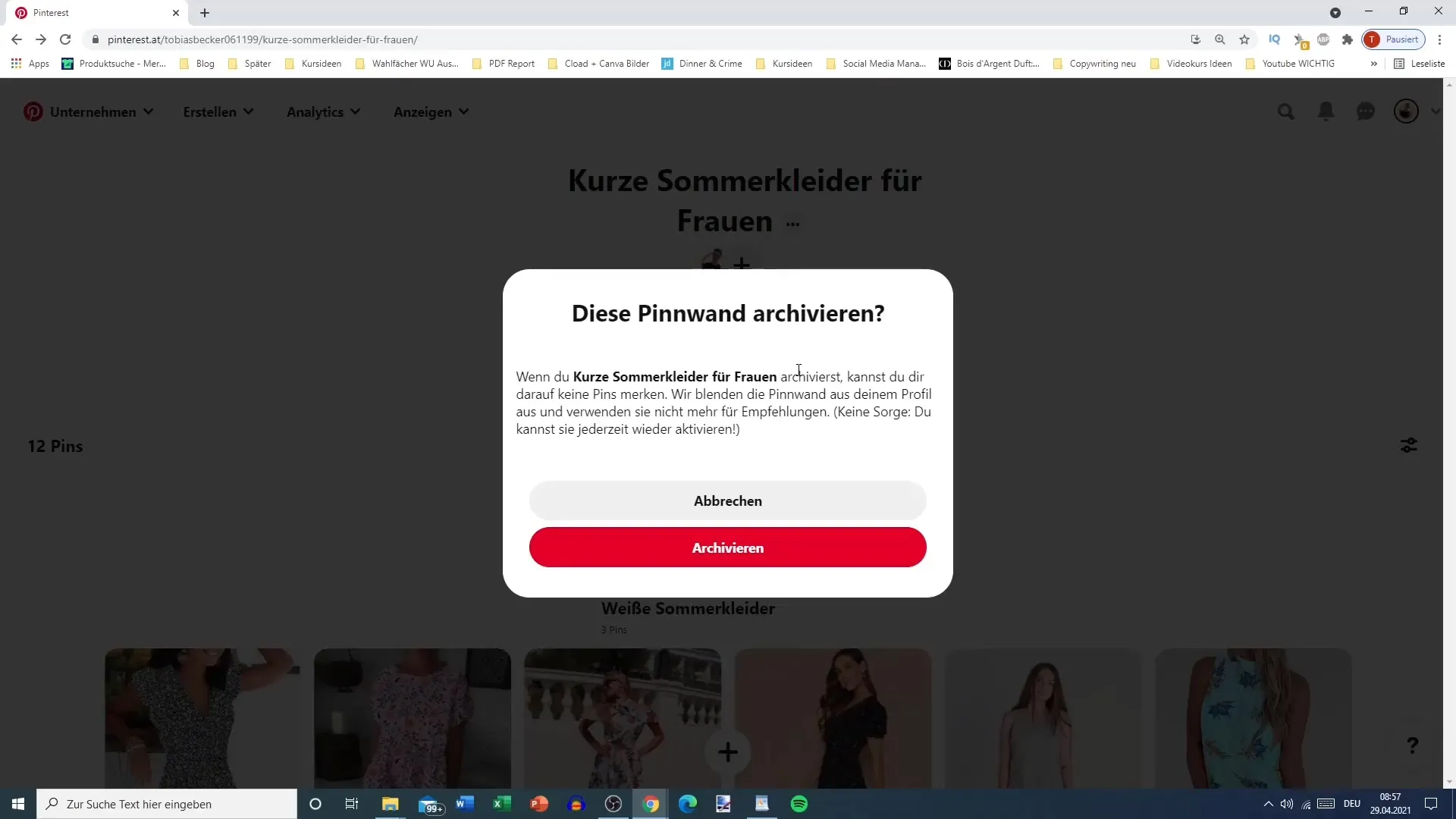 Vytvoření první nástěnky na Pinterestu: Postup od kroku