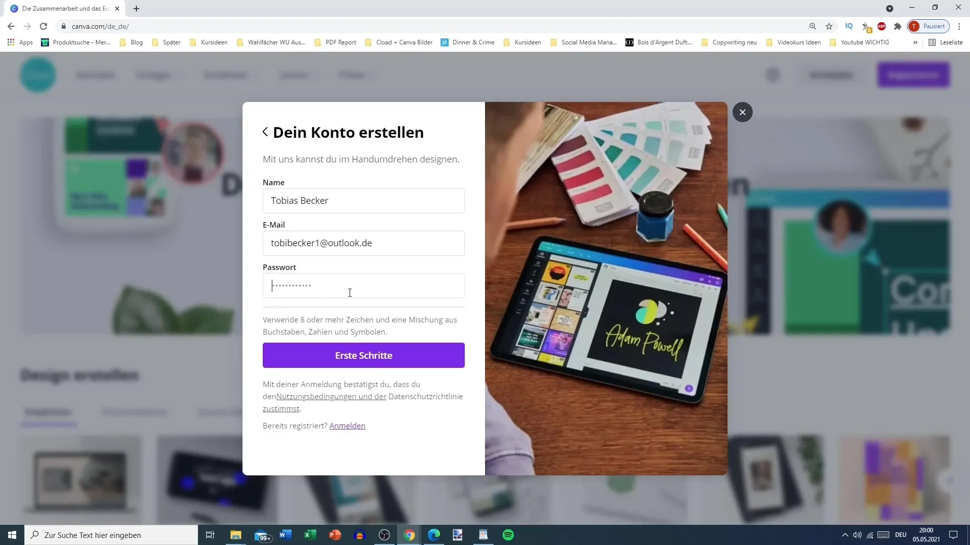 Vytvořte si bezplatný účet na Canvě - jak na to!