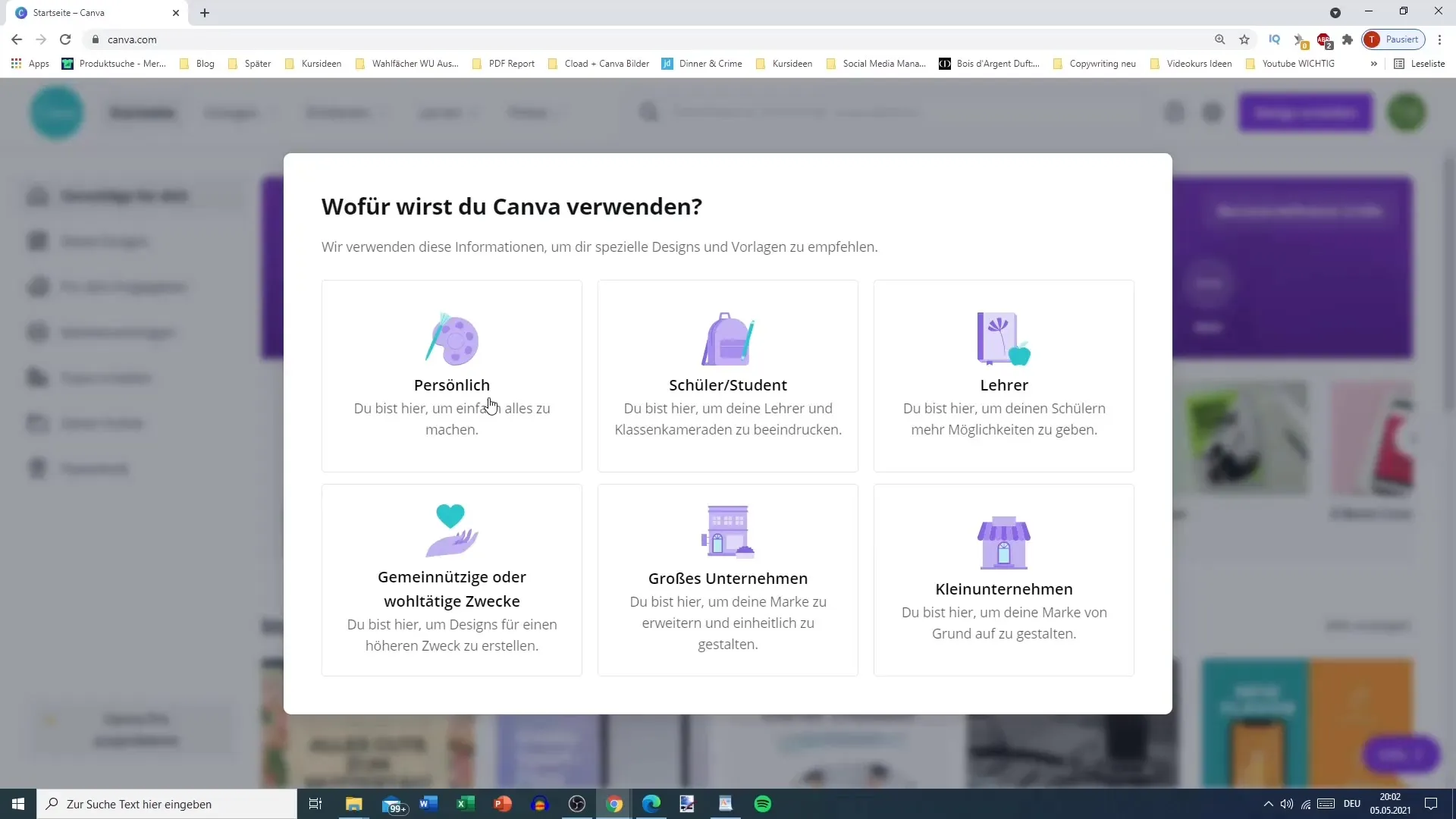 Vytvořte si bezplatný účet na Canva - tak to jde!