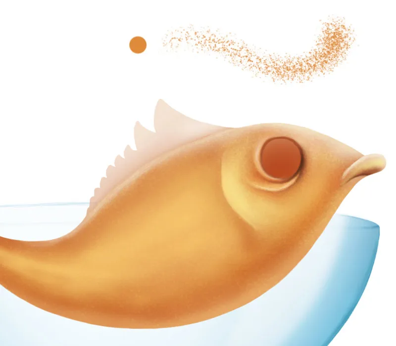 Illustration - Auf der Fischjagd! - Teil 3 - Fische malen - Final