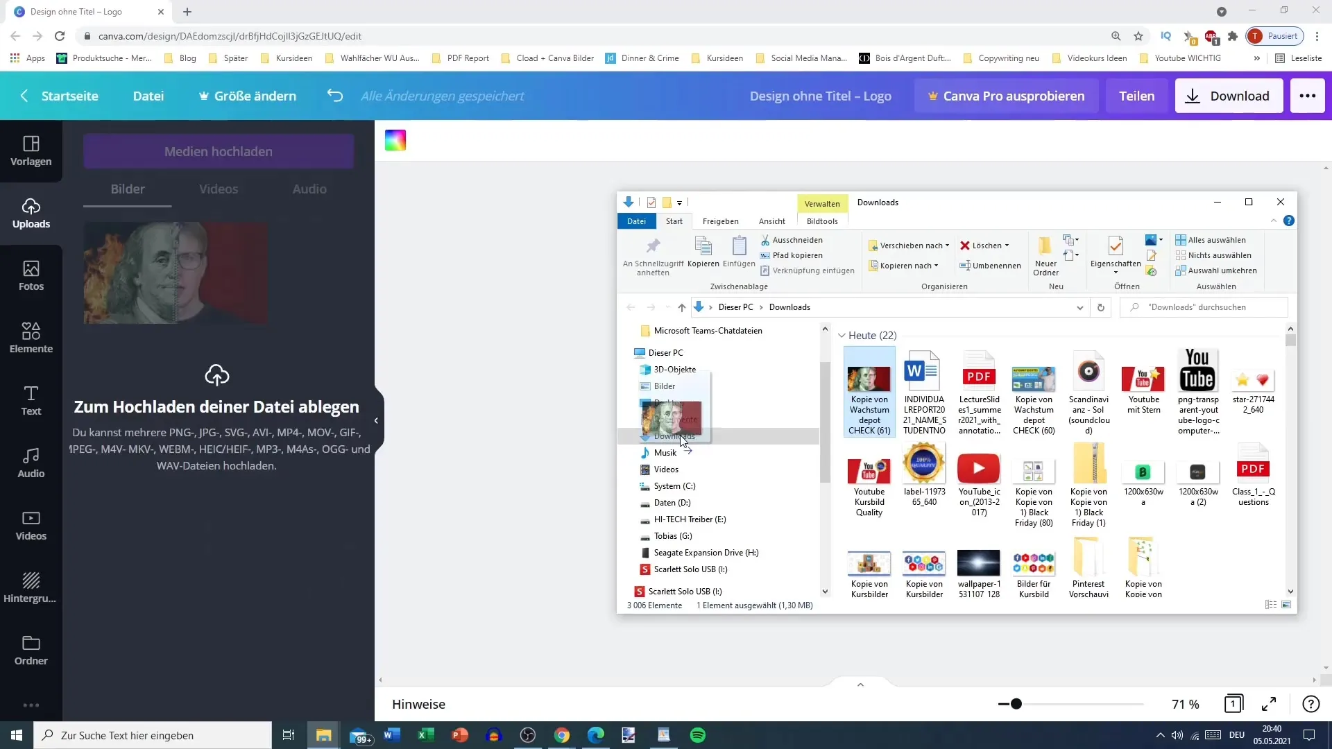 Canva pro fotky a videa - postupný návod