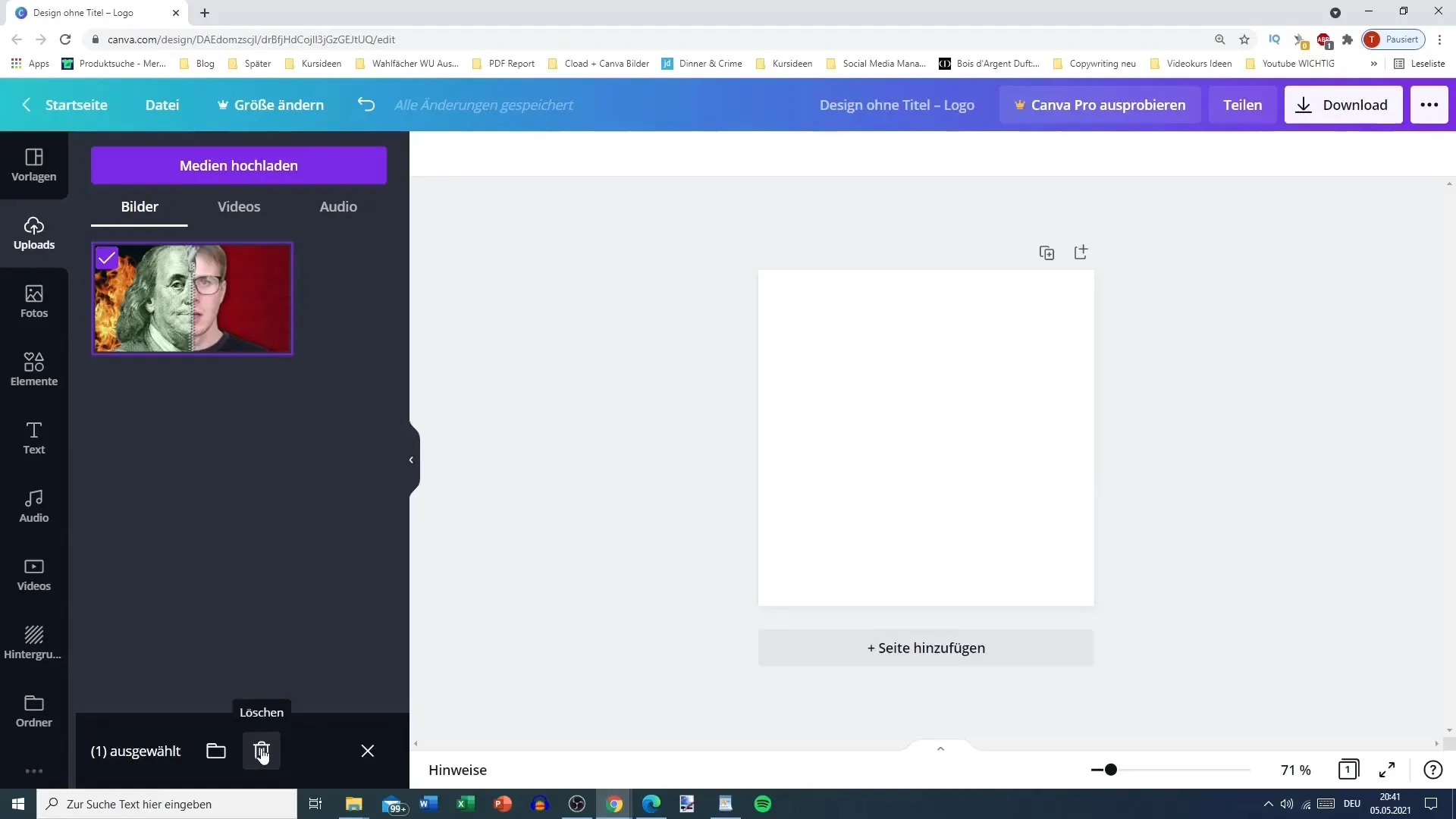 Canva pro fotografie a videa - krok za krokem návod