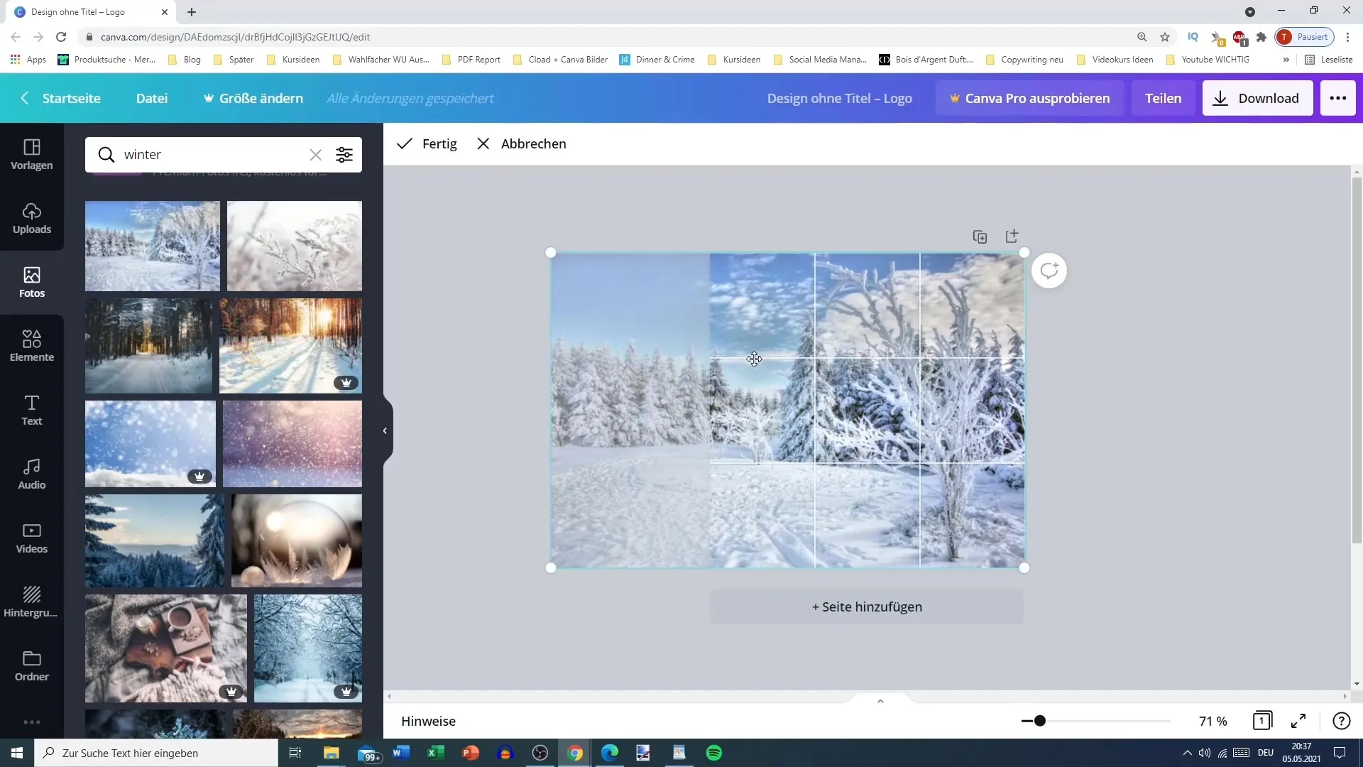 Canva pro fotografie a videa - postupný návod