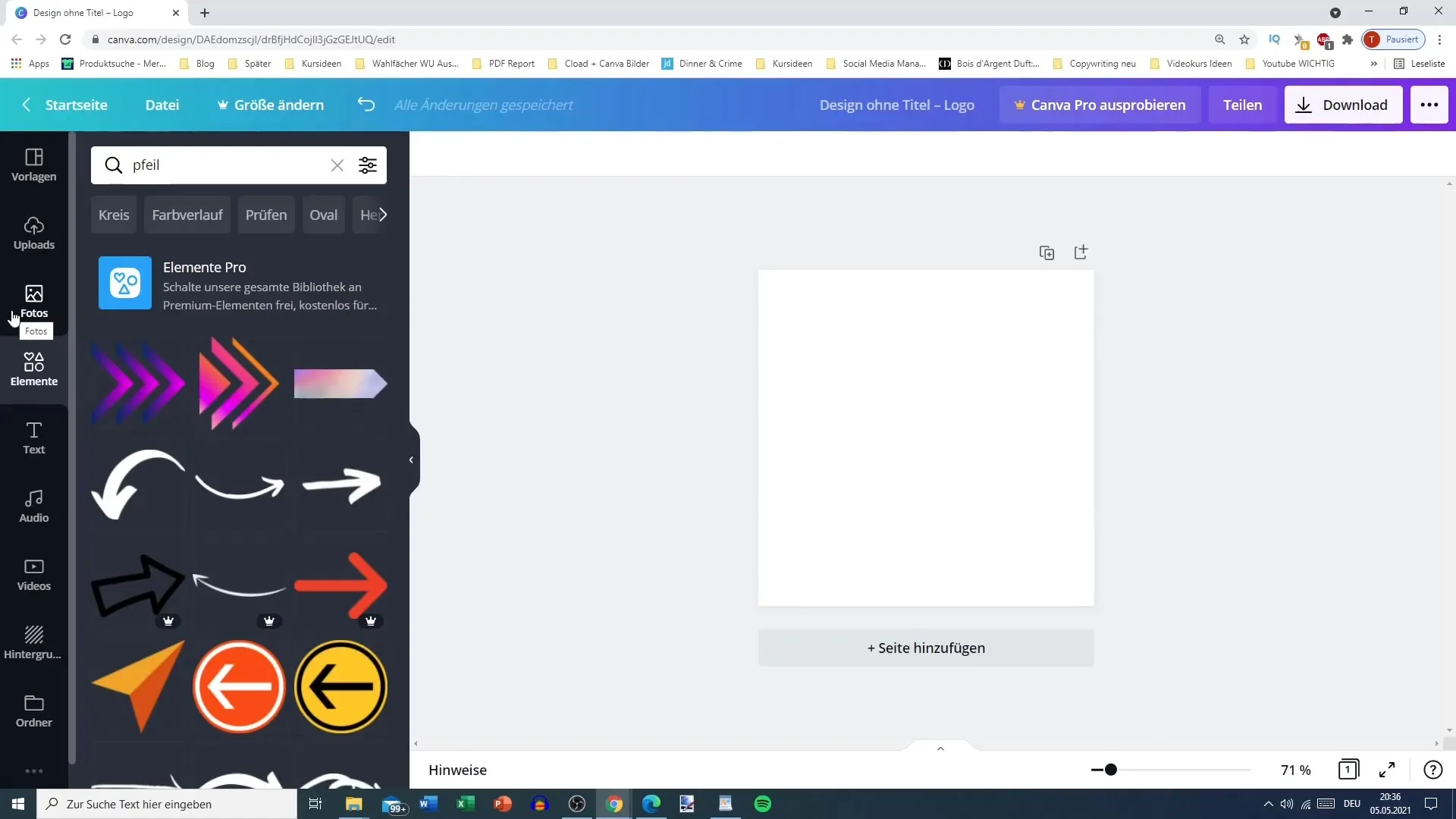 Canva pro fotografie a videa - postupný návod
