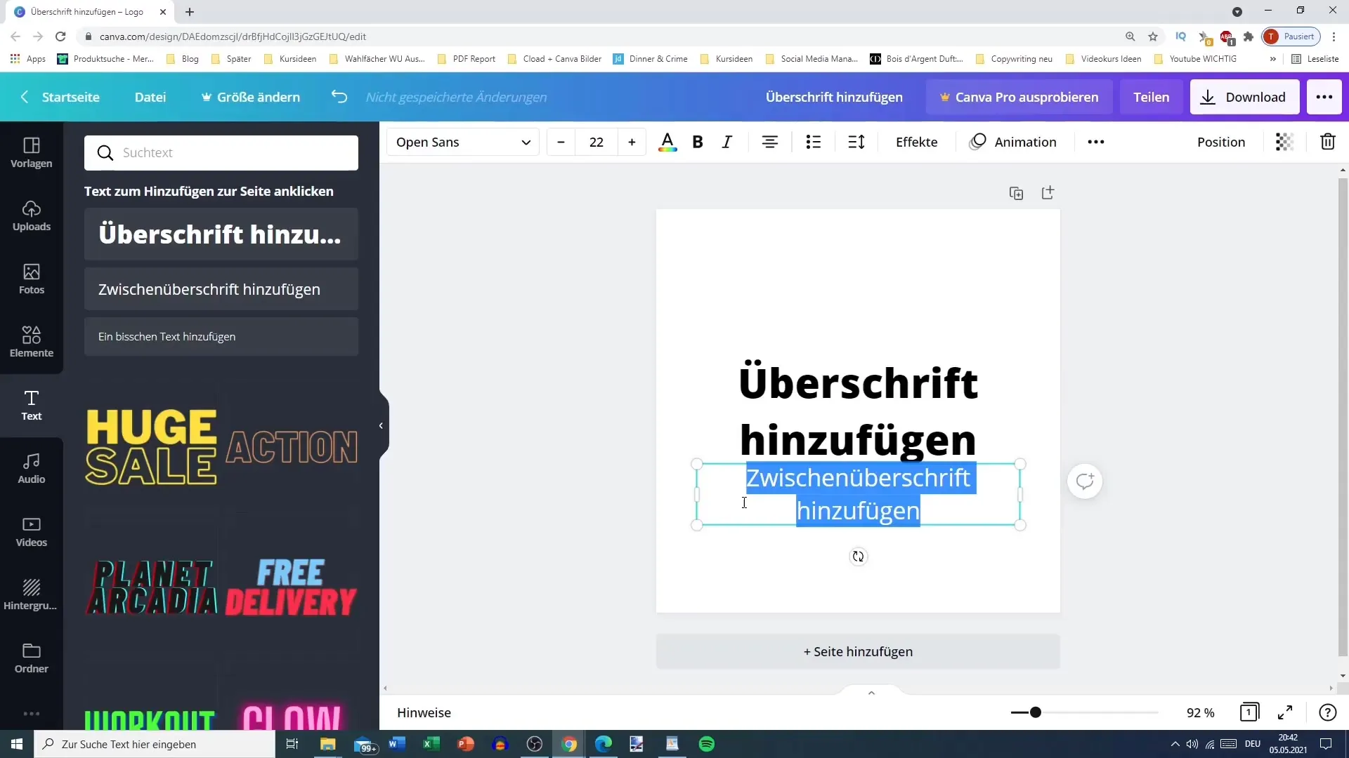 Ein vollständiger Leitfaden zur Schriftgestaltung in Canva