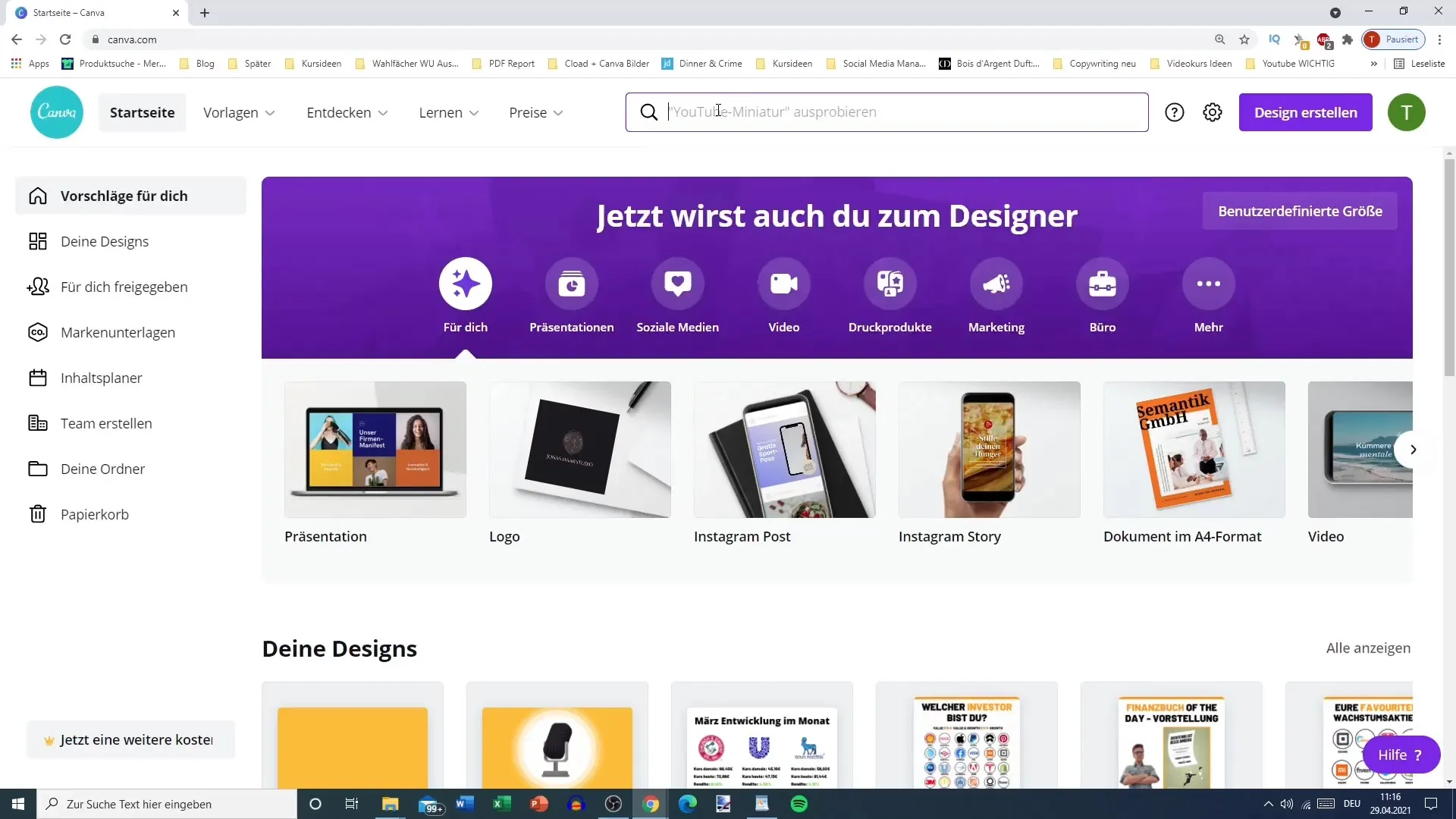 Vytváření pinu na Pinterestu s Canvou: krok za krokem