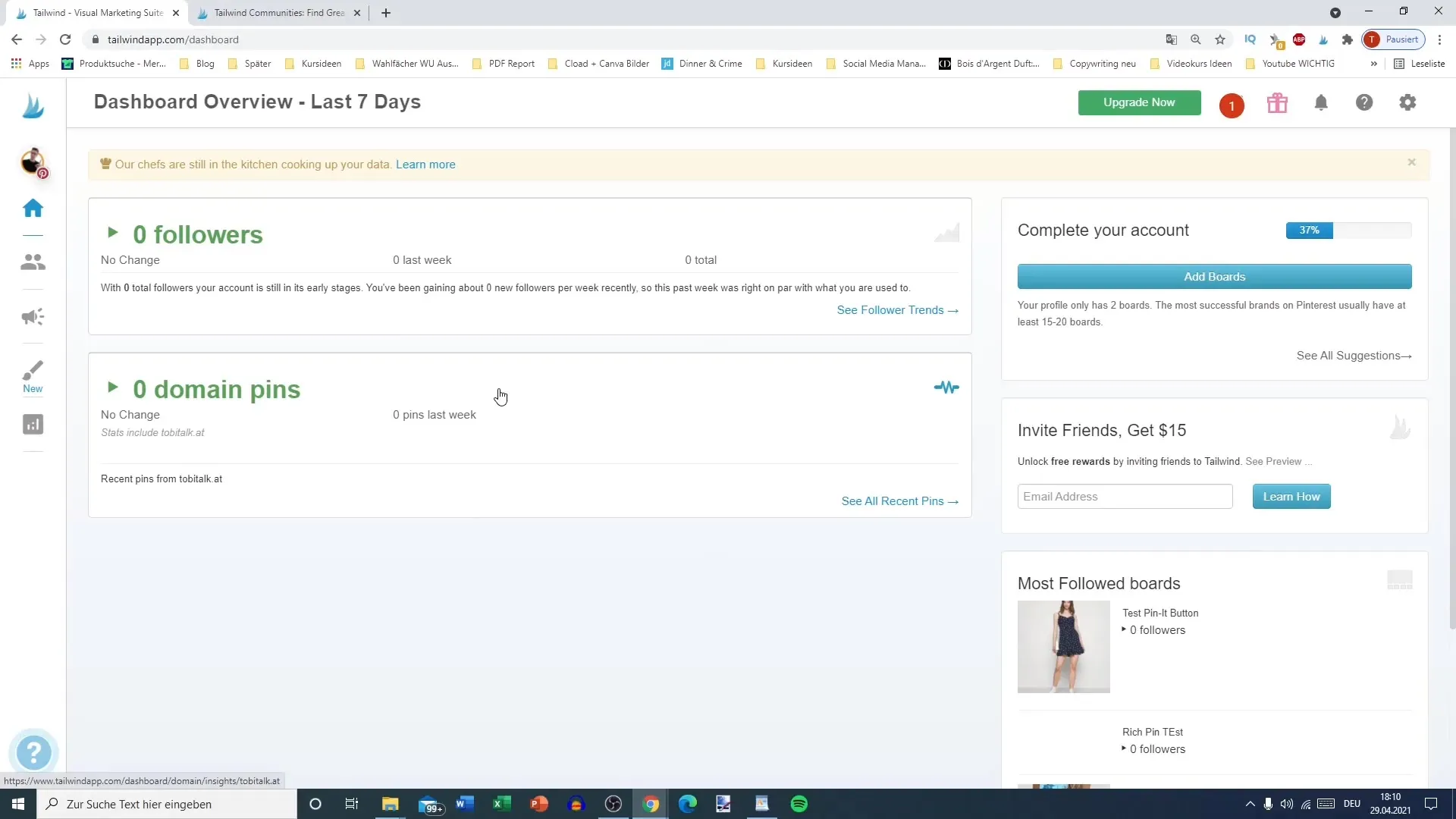 Strategie pro využití skupin Tailwind pro Pinterest