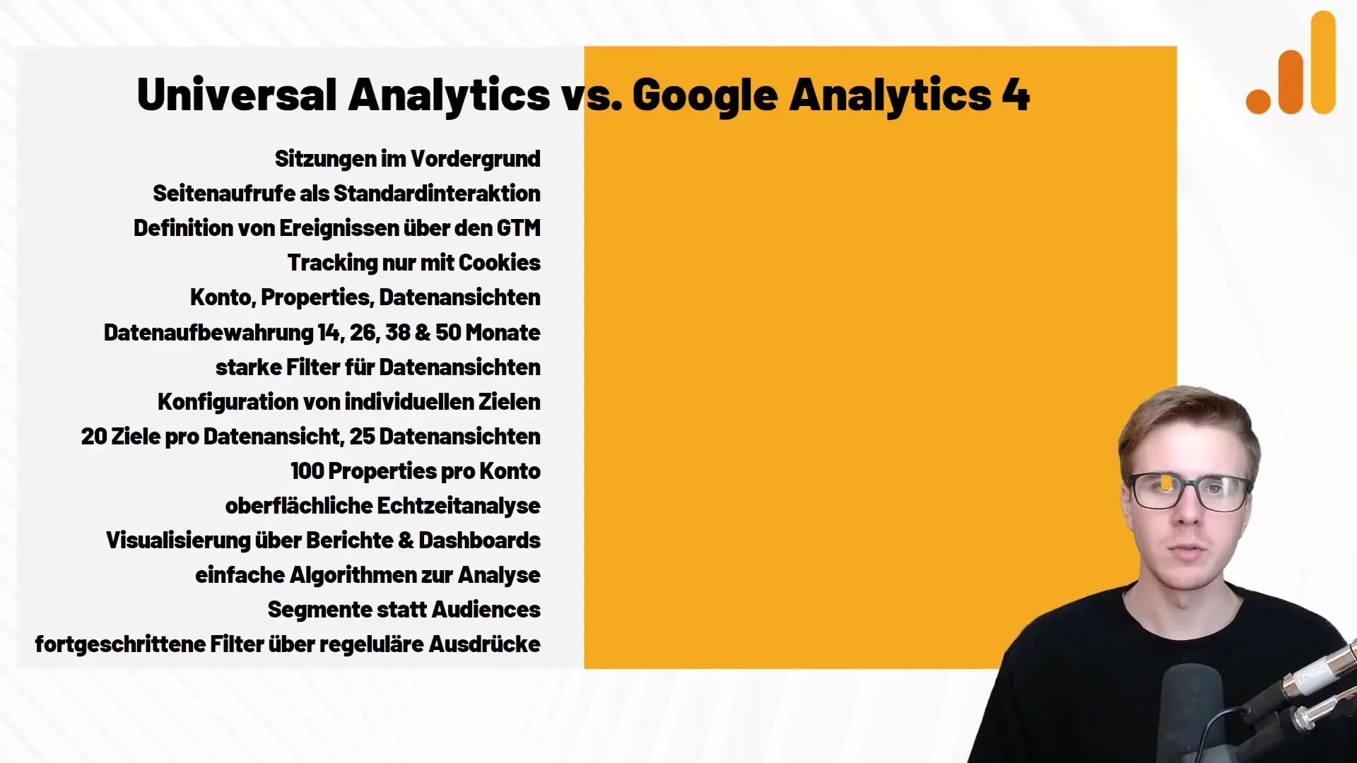 Google Analytics 4 i forhold til Universal Analytics