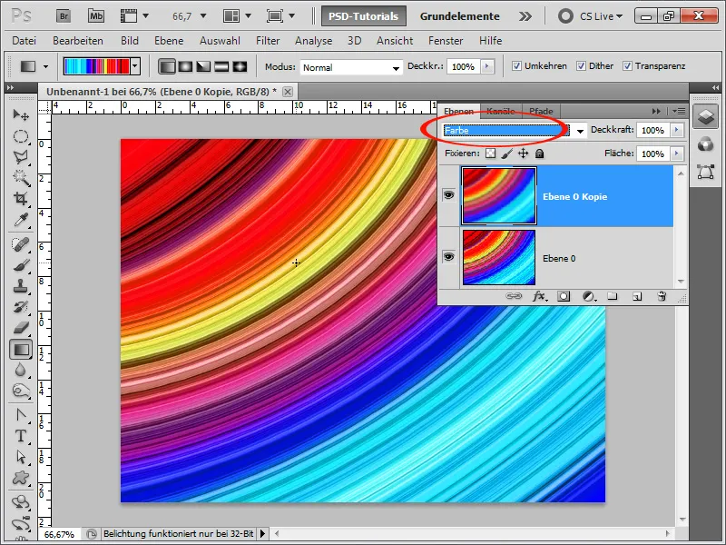 Efecto de transición con animación