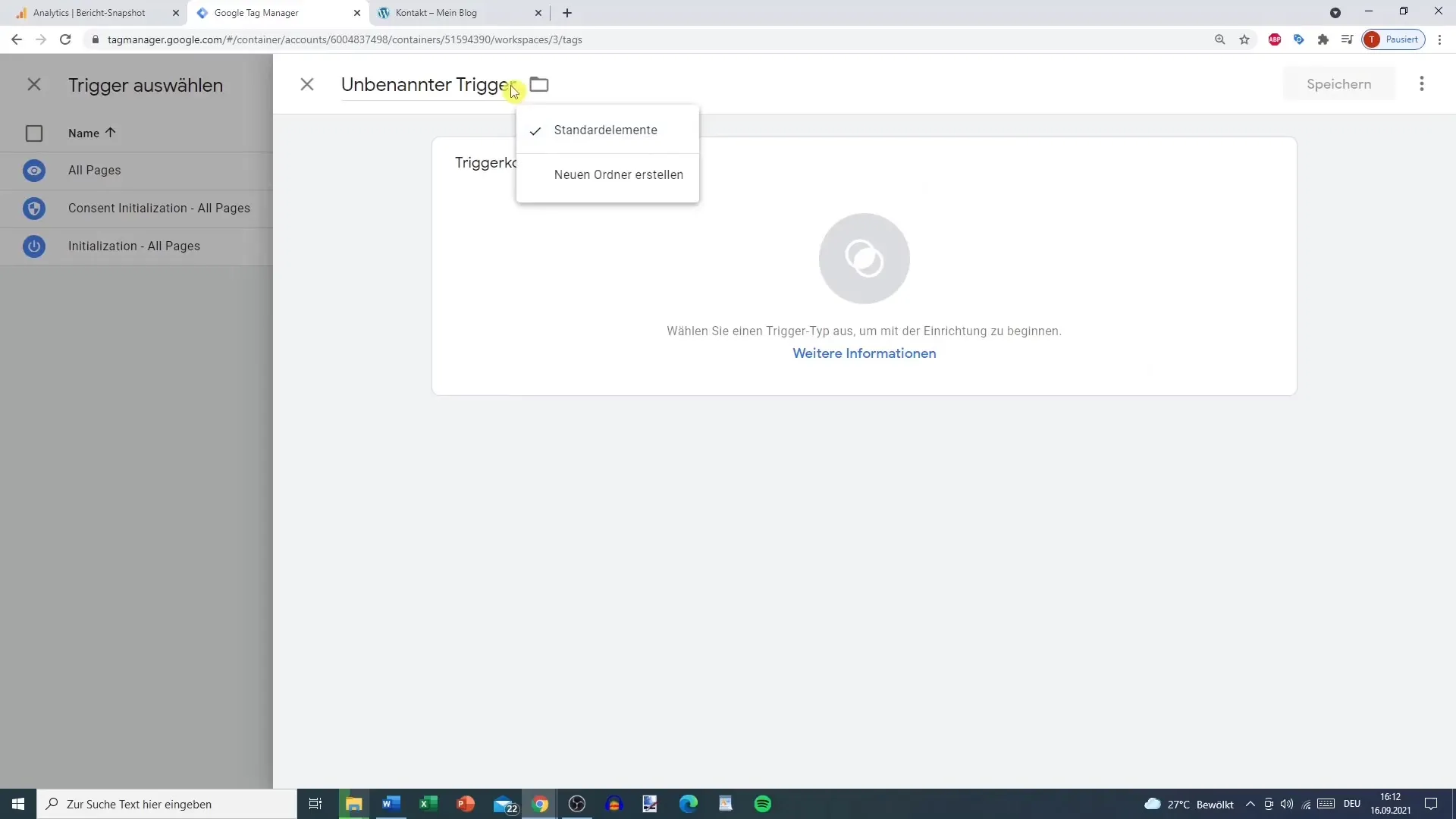 Ereignis-Tracking mit Google Tag Manager einrichten