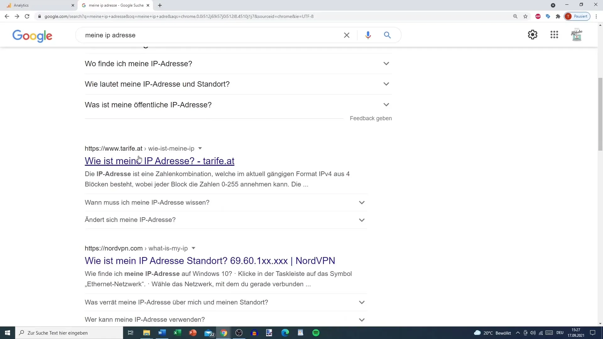 Definér interne IP'er korrekt i Google Analytics