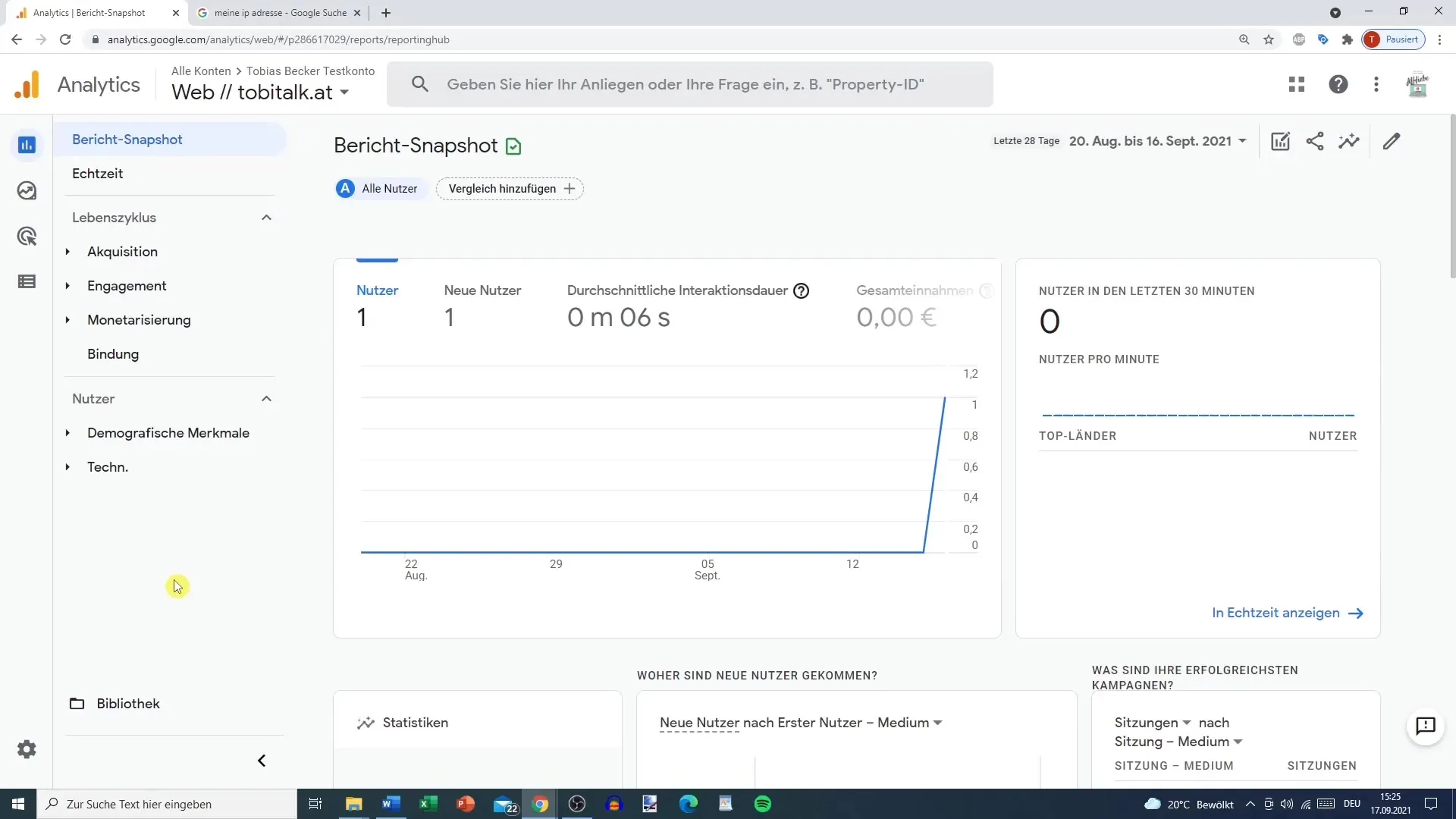 Definer interne IP-adresser korrekt i Google Analytics