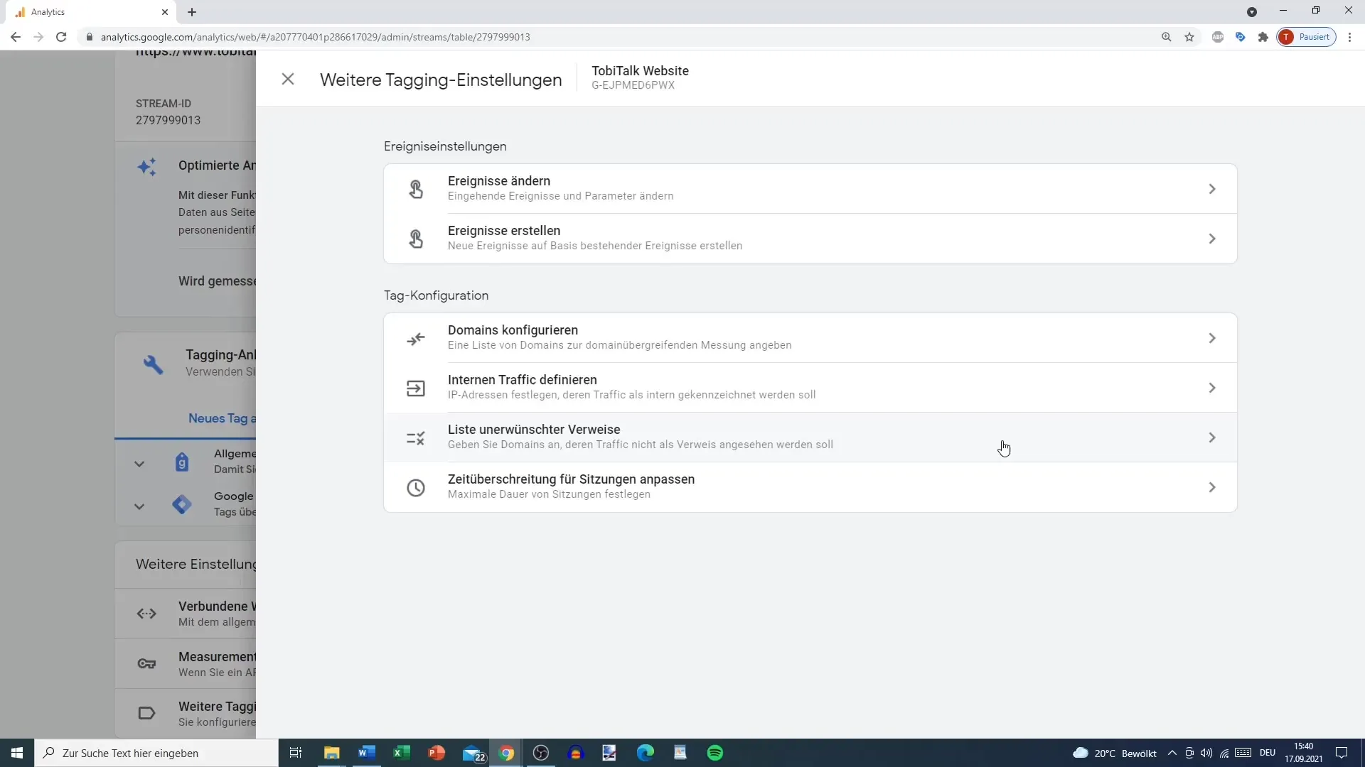 Opsæt uønskede henvisninger i Google Analytics