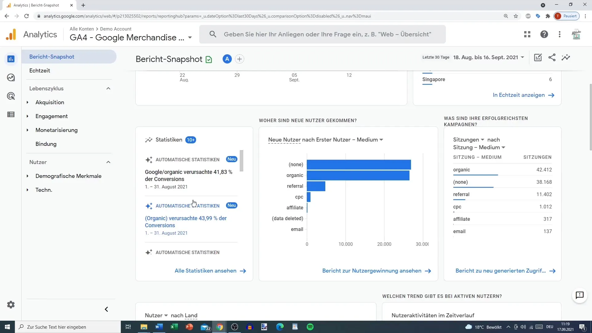 Brug Realtidsrapporten i Google Analytics med succes