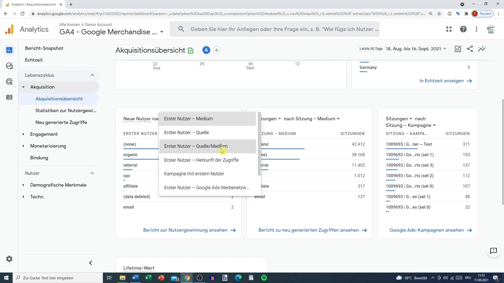 Udnyt acquisitionsrapporten optimalt i Google Analytics