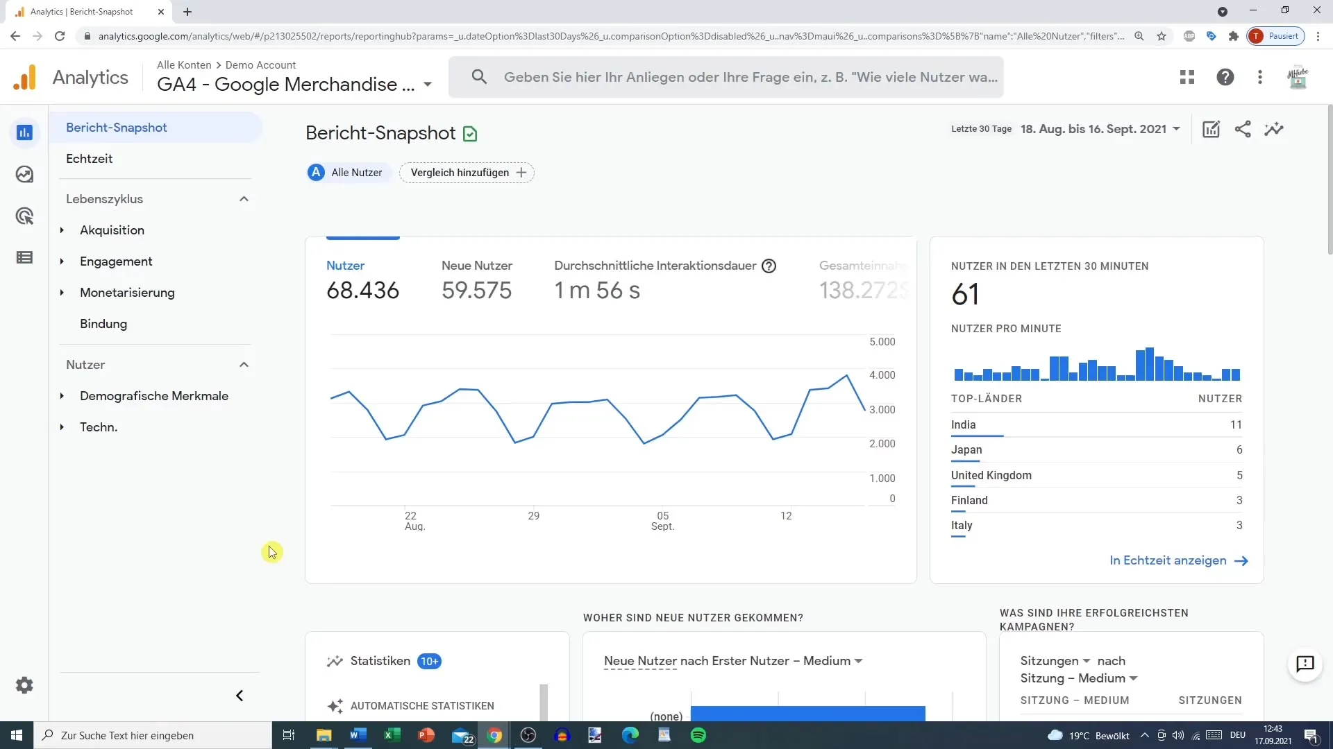 Analysér engagementrapporten i Google Analytics