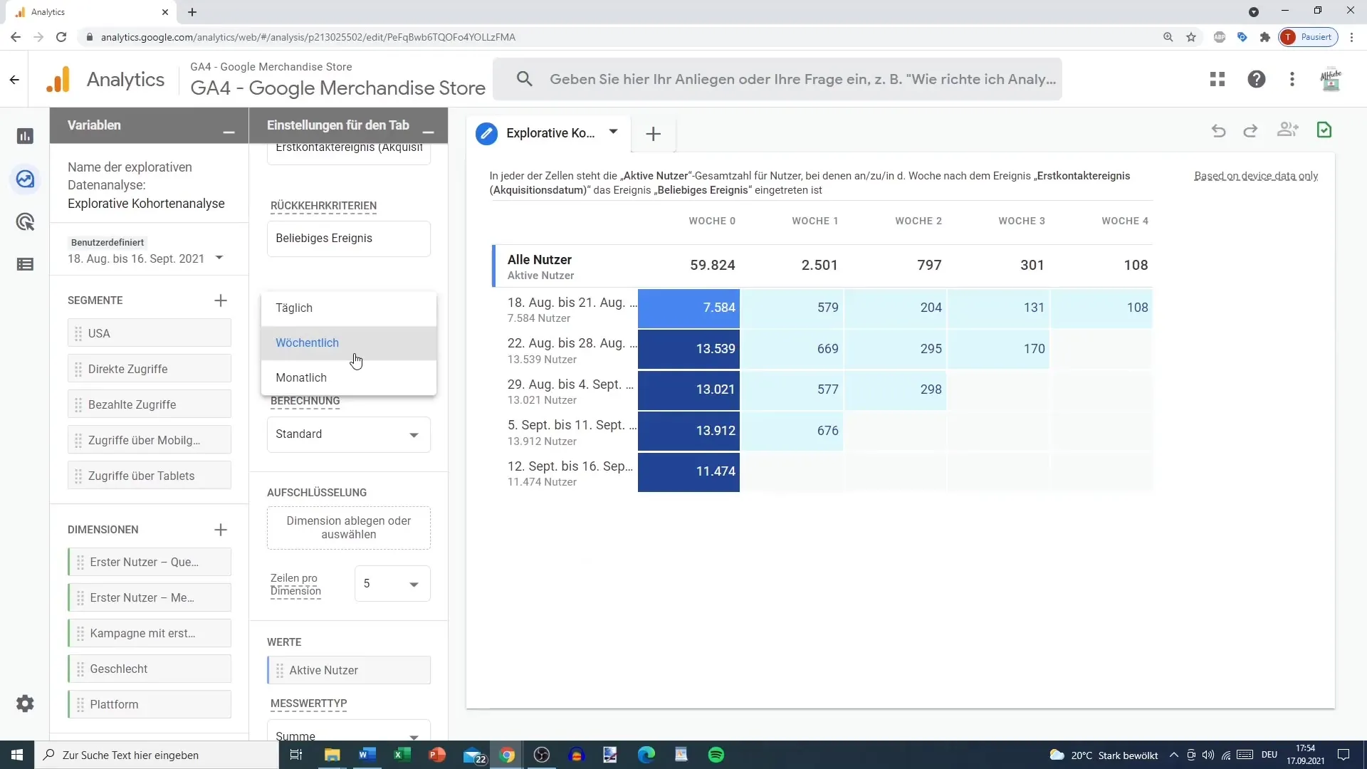 Kohortanalyse i Google Analytics - Opdag brugernes adfærd effektivt