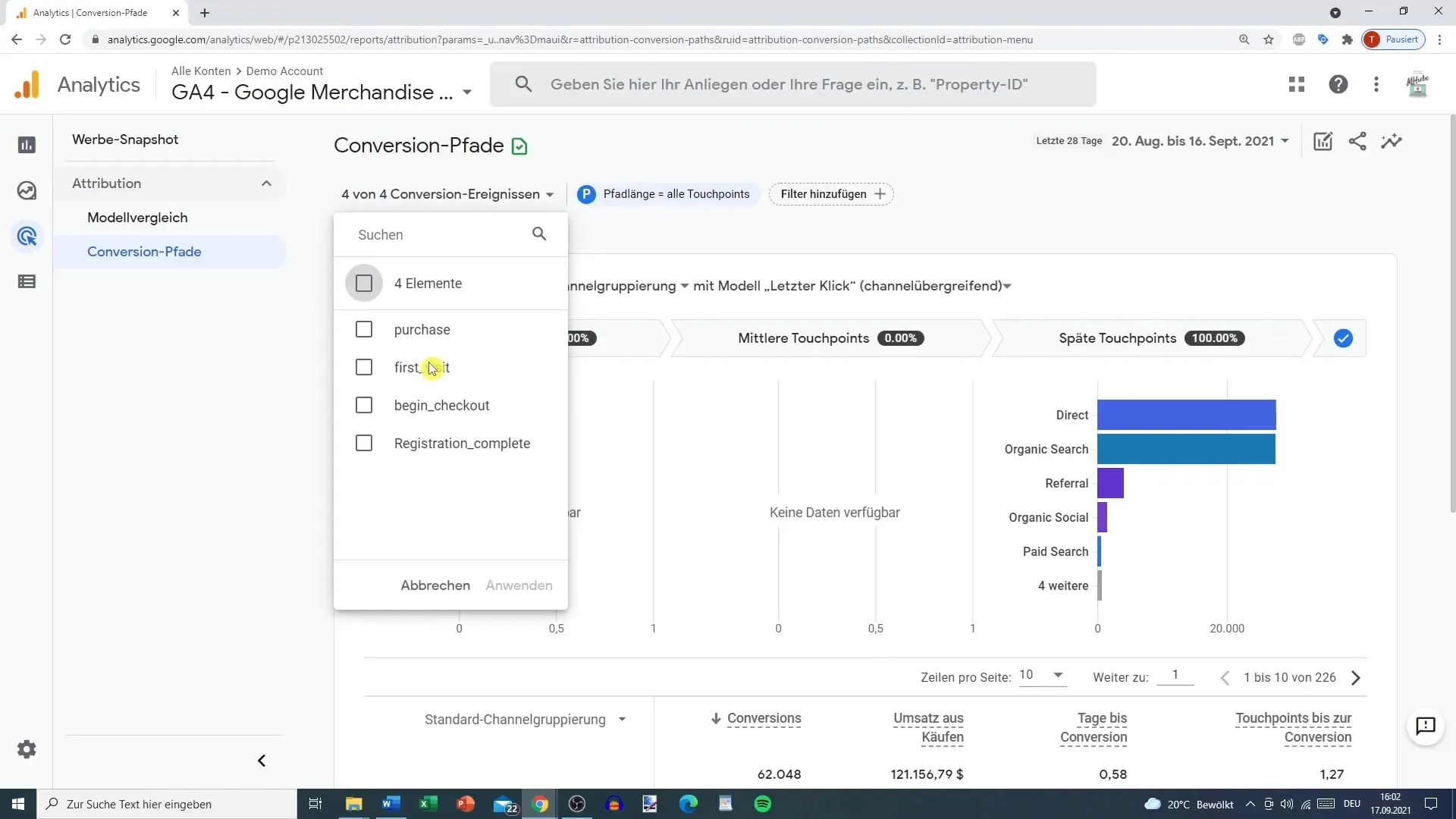 Forstå og optimere konverteringsstier i Google Analytics
