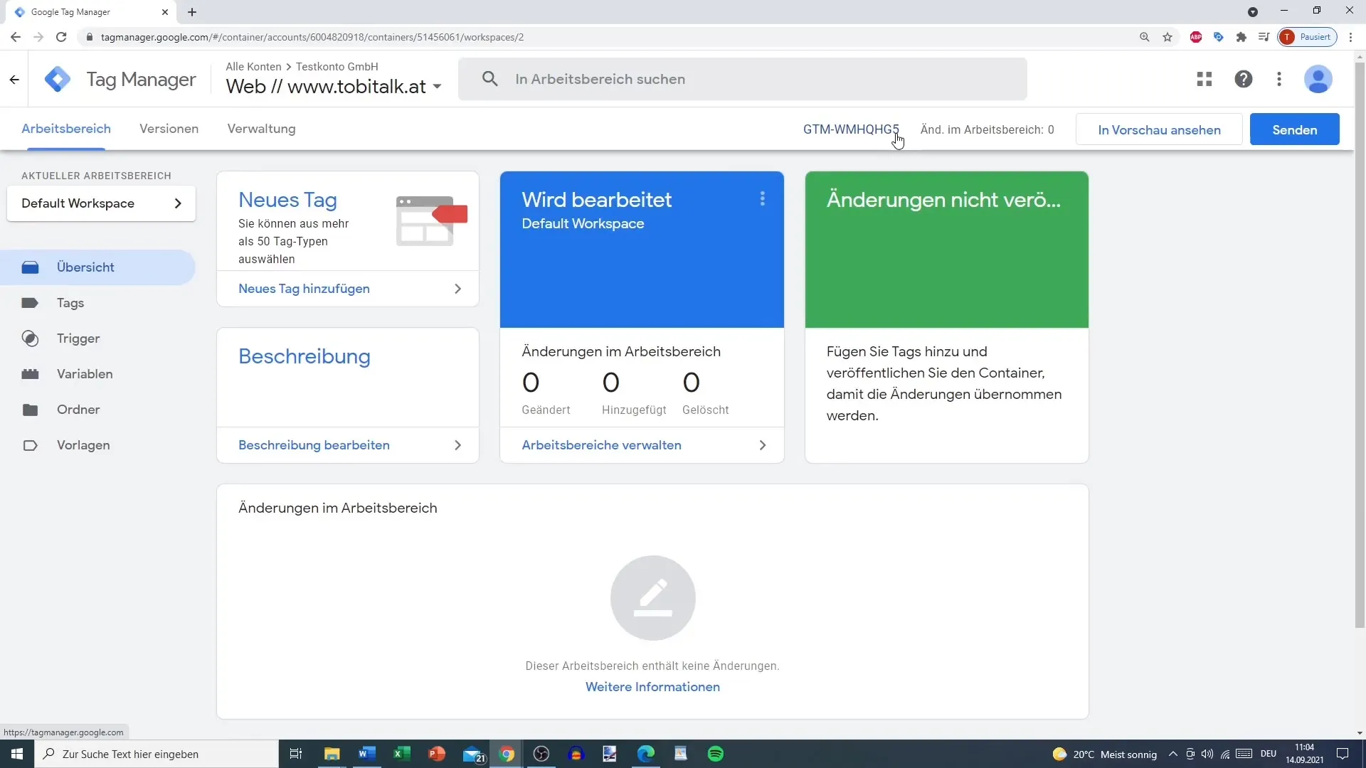 Crear y configurar una cuenta de Google Tag Manager