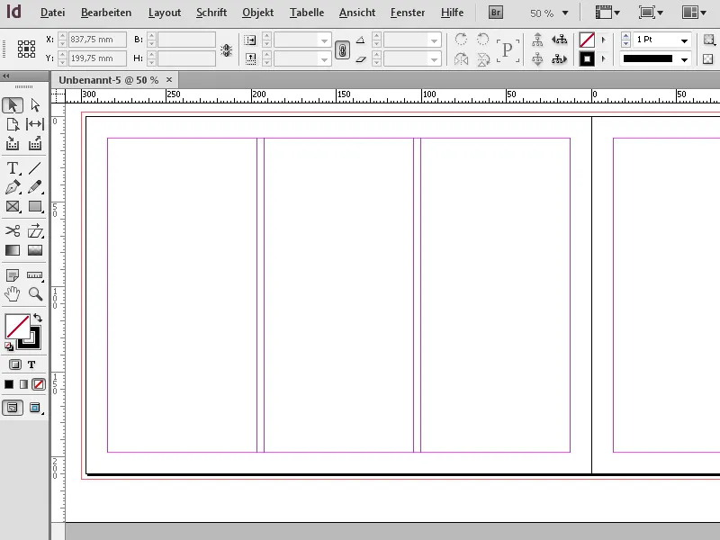 Ρύθμιση περιοχής τύπου στο InDesign