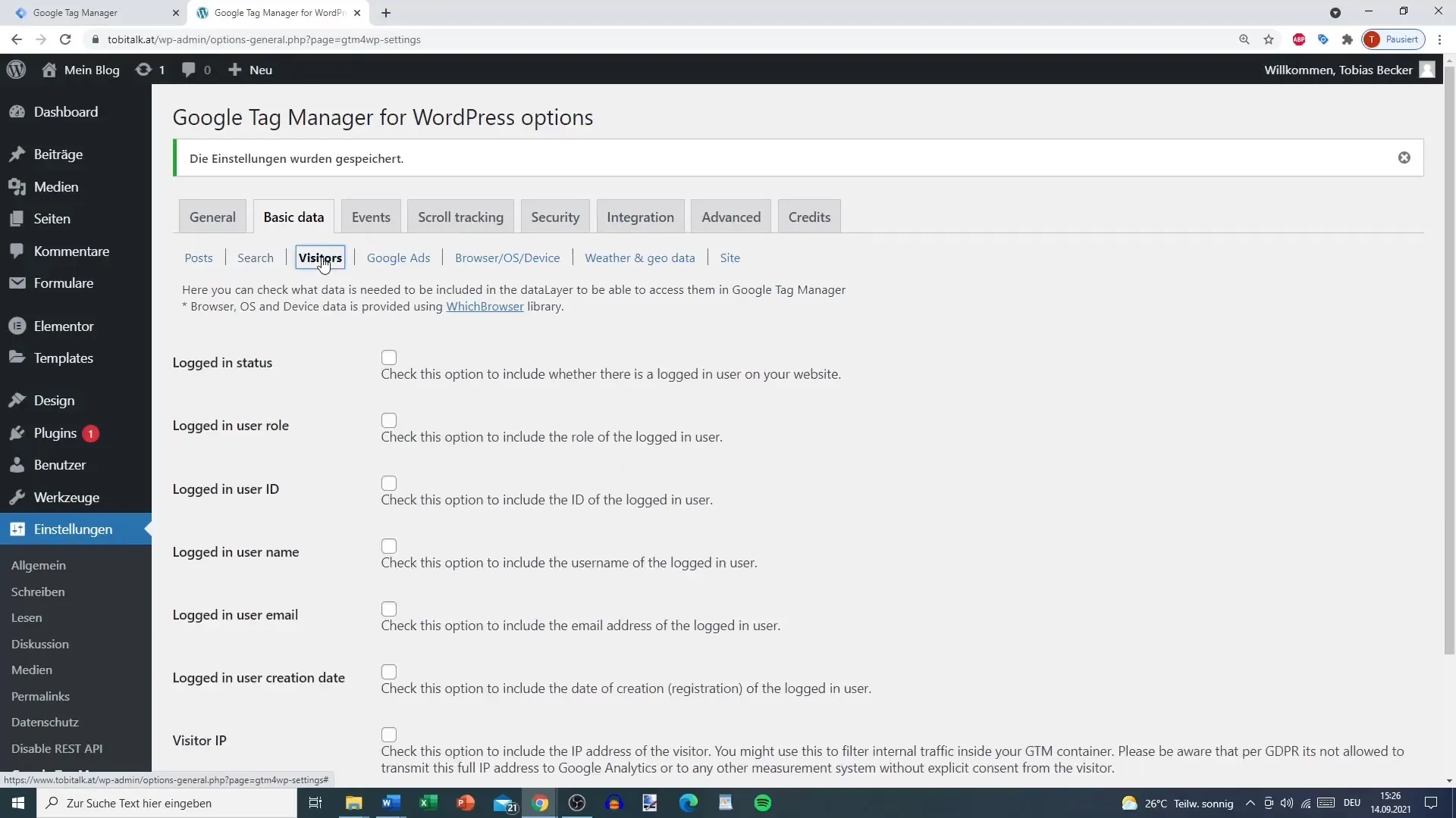 Интегрирайте Google Tag Manager ефективно в WordPress