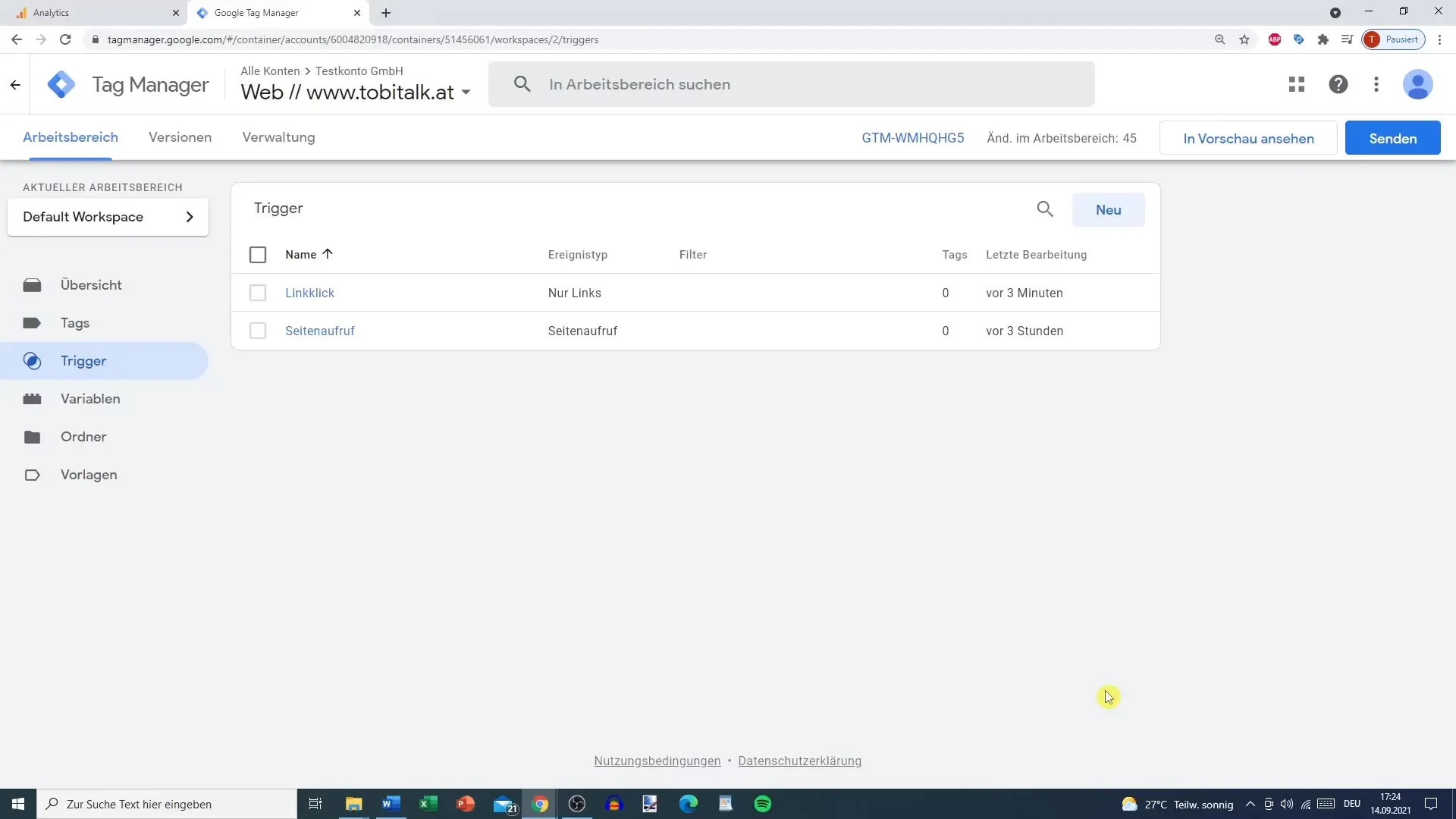 Opret klikudløser i Google Analytics for fuld sporingsdækning