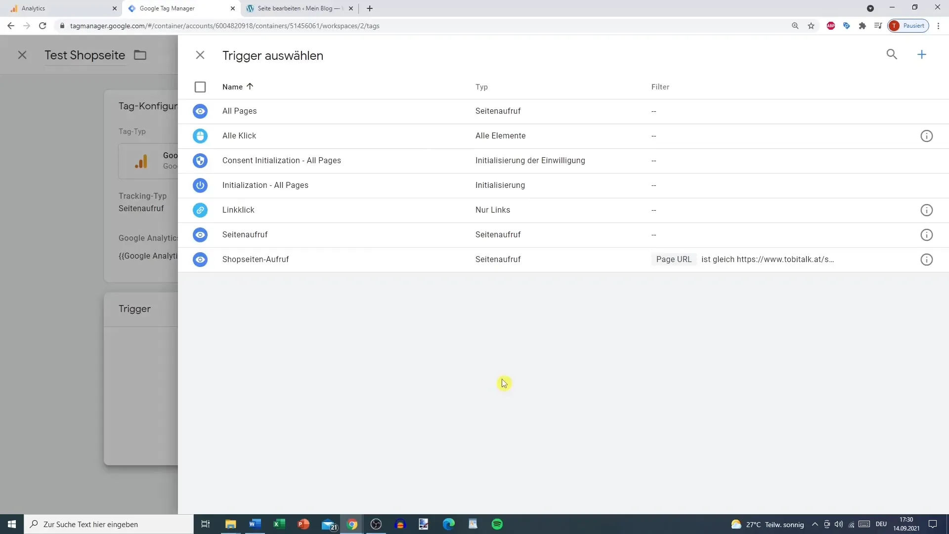 Opret effektive udløsere for sidevisninger i Google Tag Manager