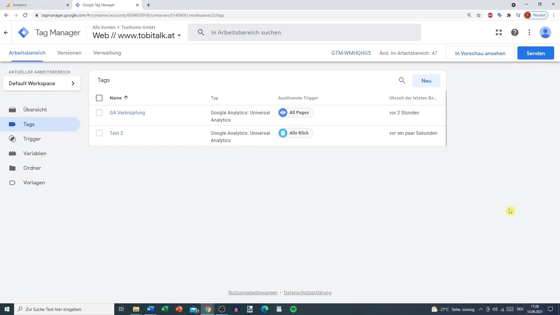 Opsæt effektive udløsere for sidevisninger i Google Tag Manager