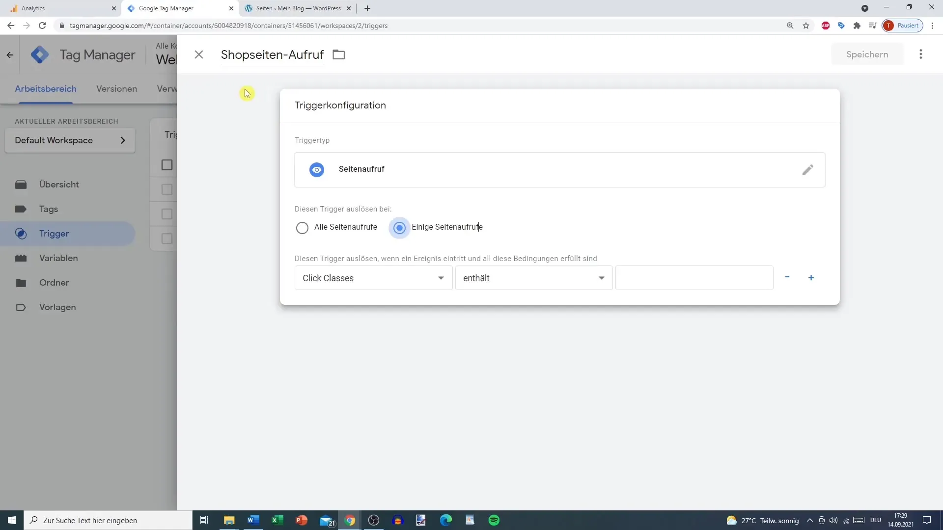 Opsæt effektive udløsere for sidevisninger i Google Tag Manager