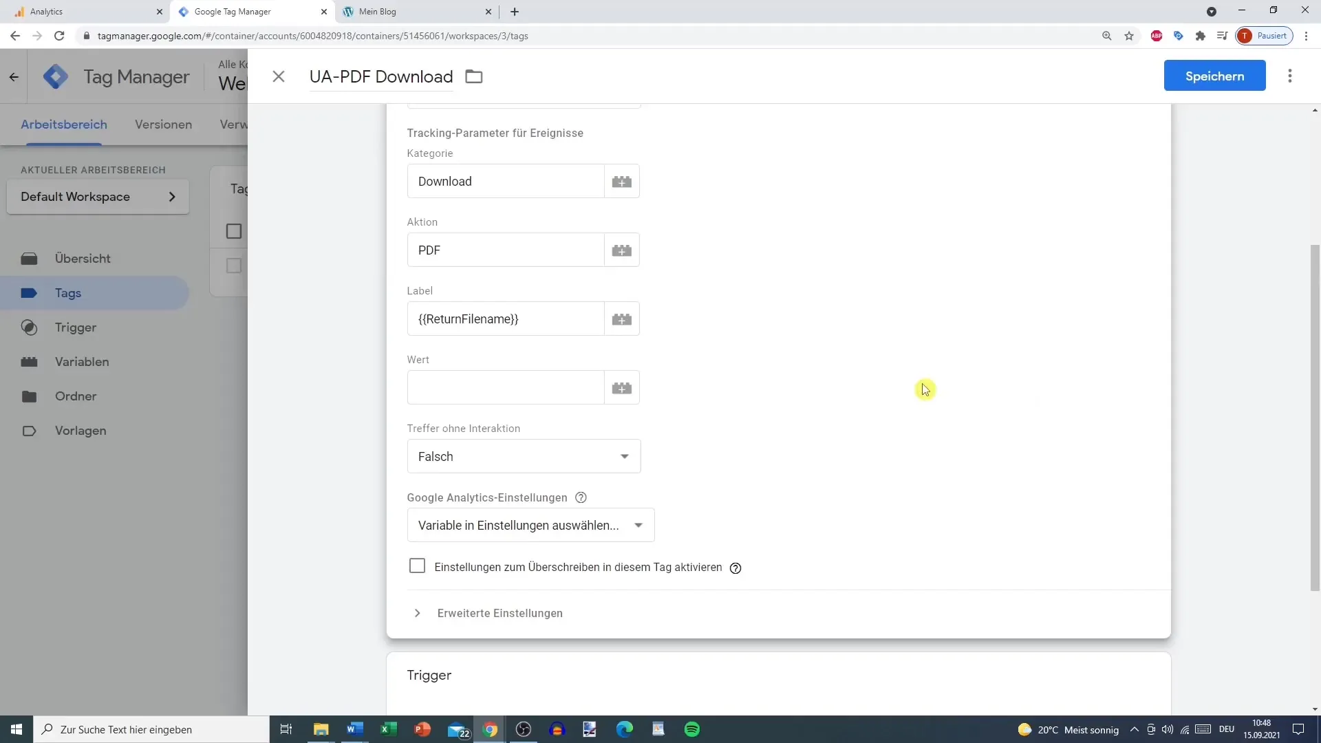 Opsporing af download af PDF-filer i Google Analytics opsætning