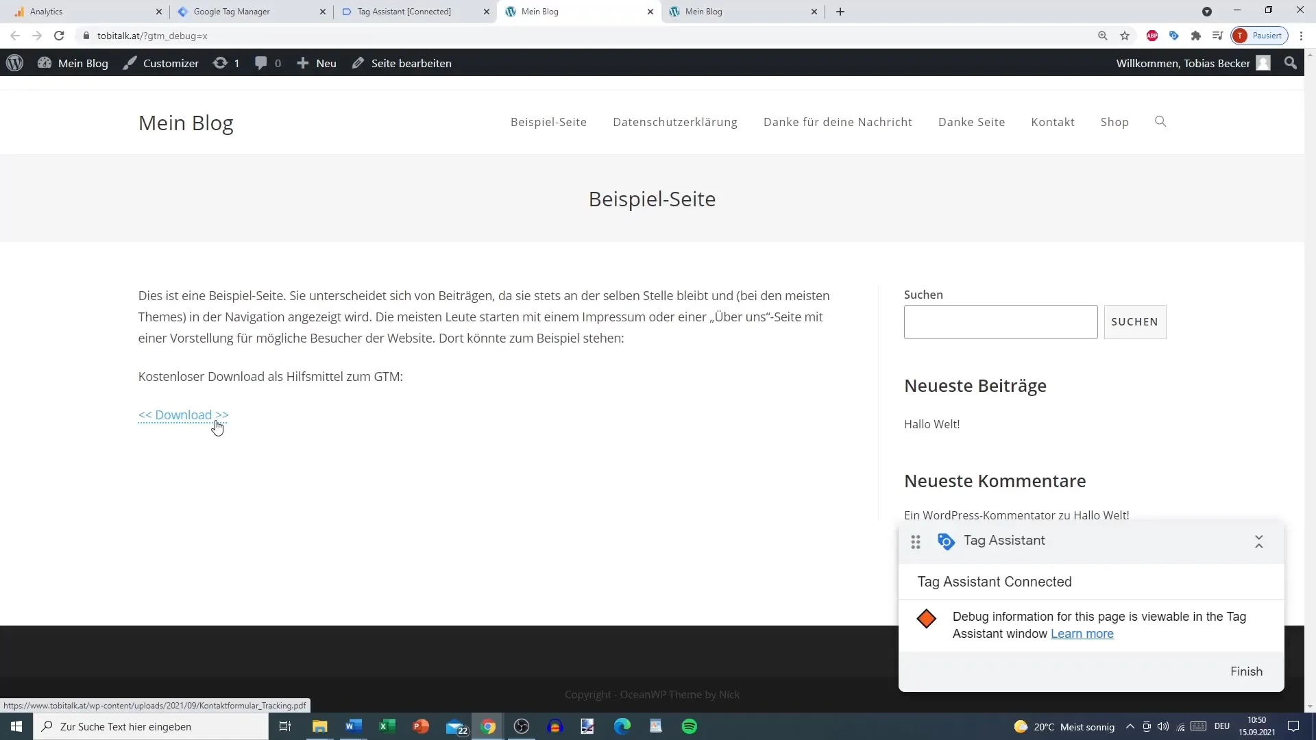 PDF-download-tracking opsætning i Google Analytics