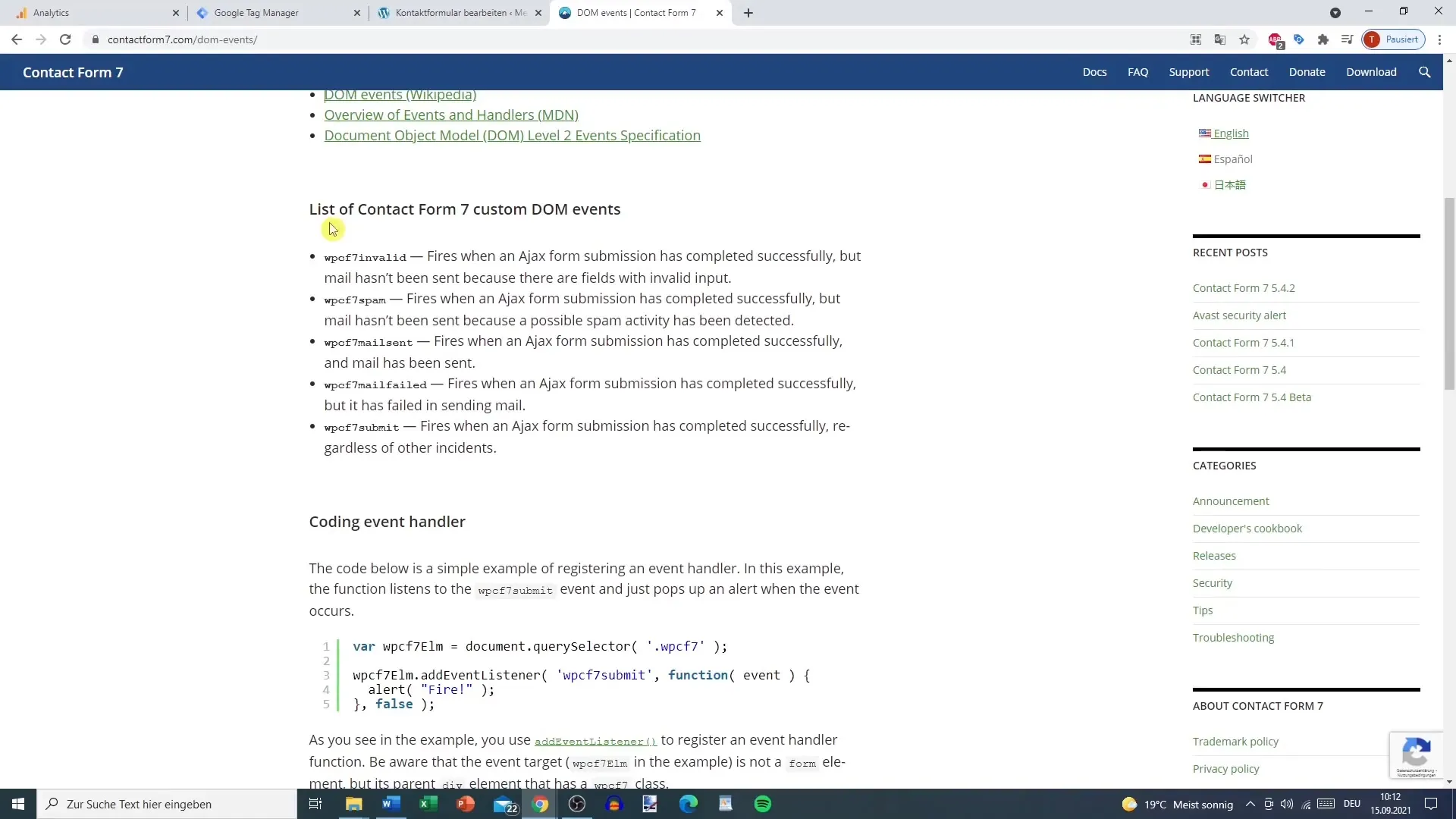 Effektiv sporring af kontaktformularer med Google Analytics