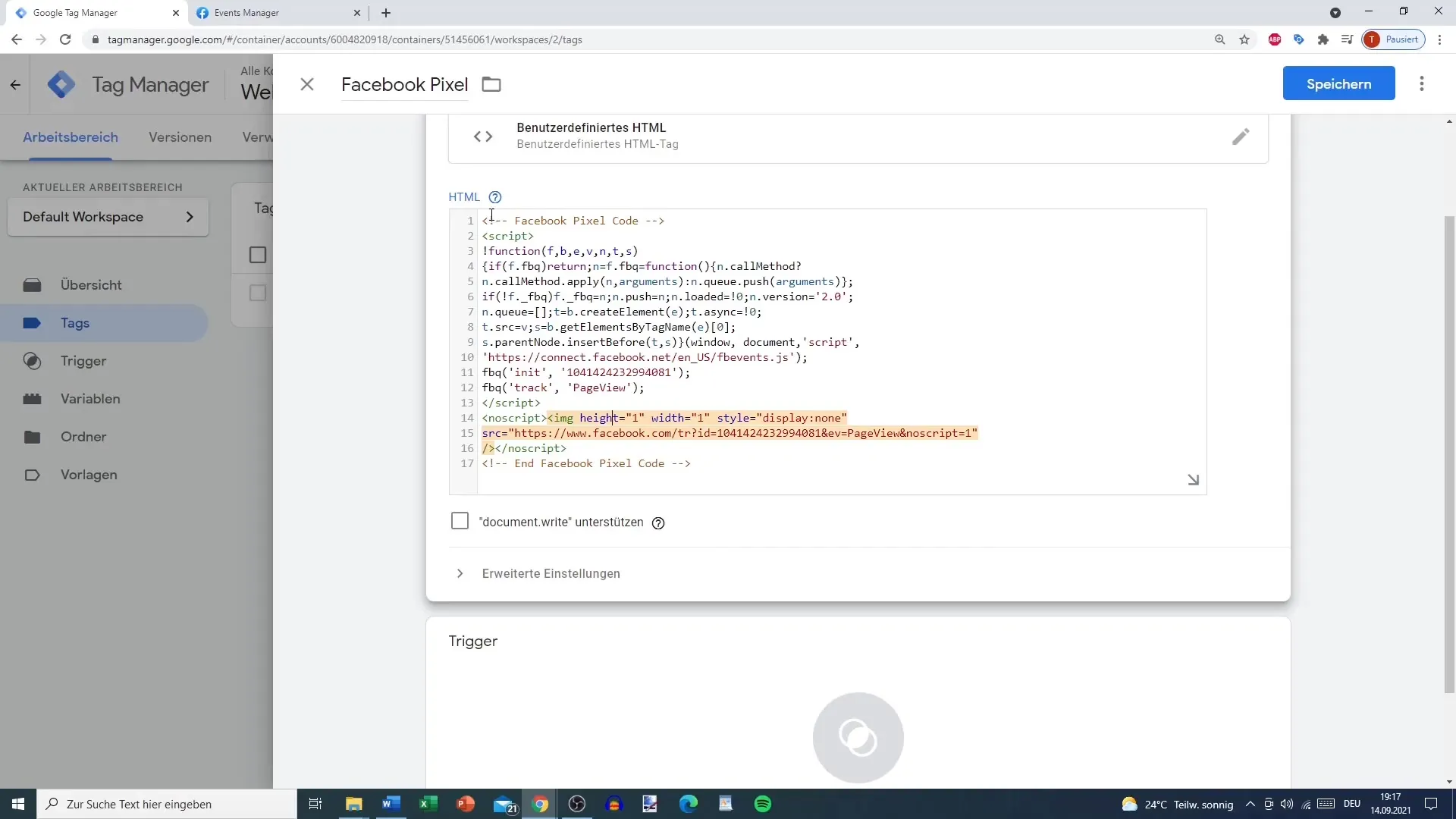 Añadir píxel de Facebook: Google Tag Manager paso a paso
